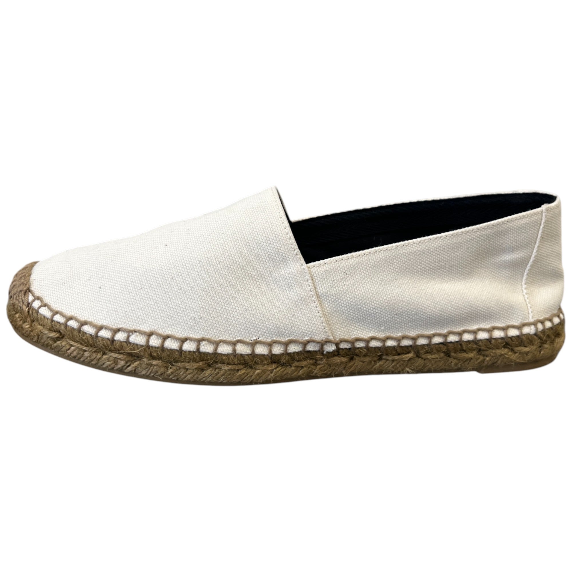 Women's Embroidered Logo Espadrilles White Size EU 41 / UK 8