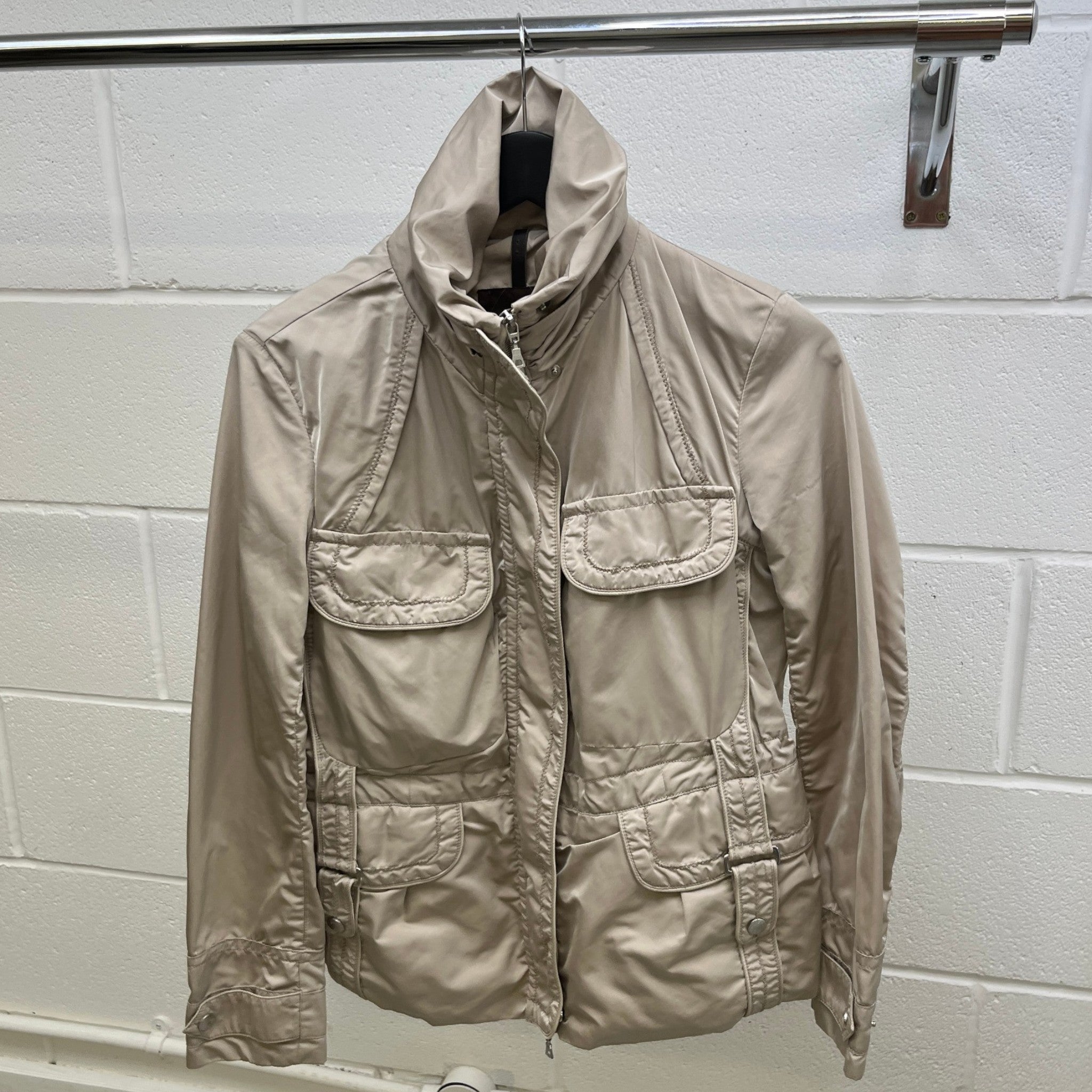 Women's Tissu Jacket Beige Size 1 / UK 10