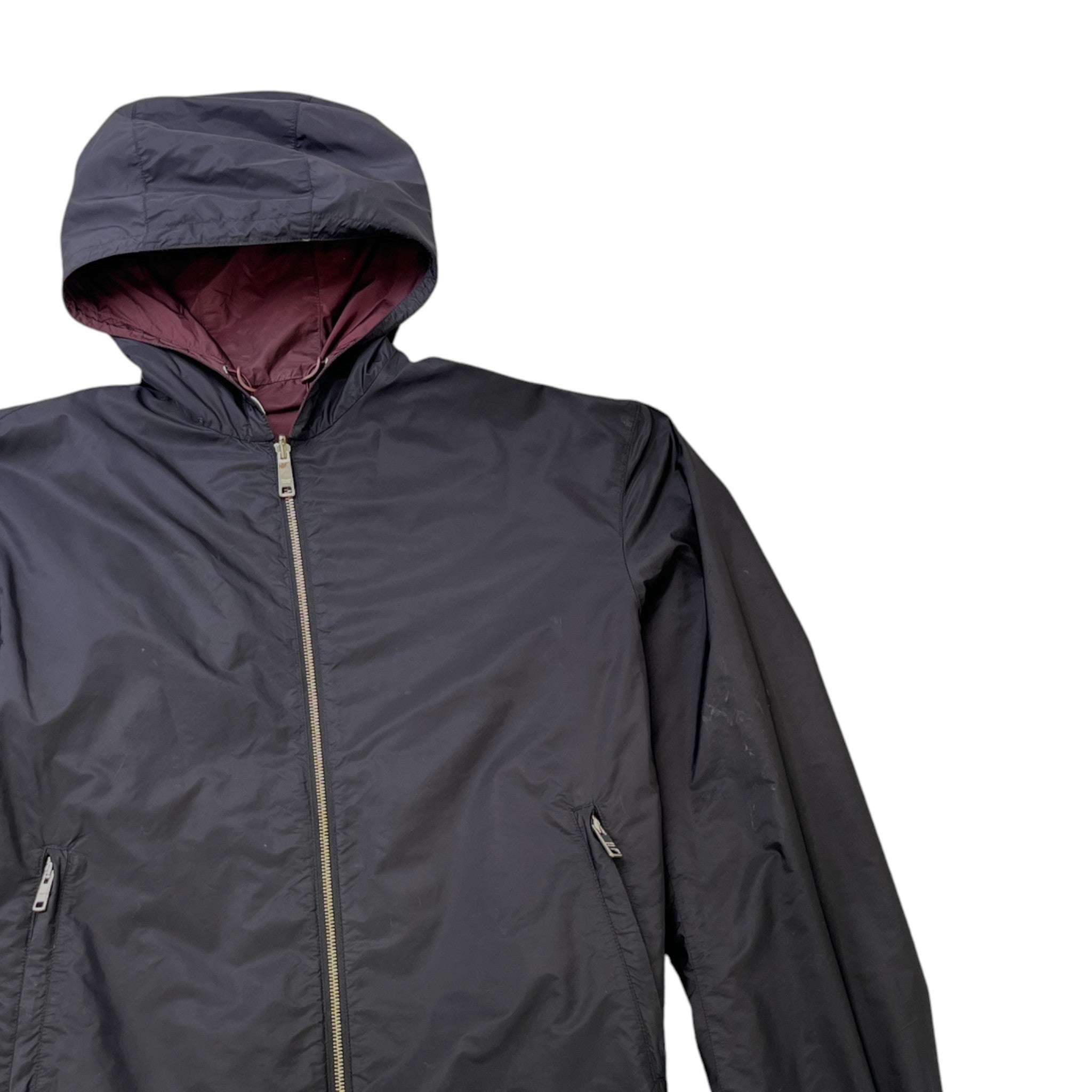 Men's Reversible Windbreaker Black Size M