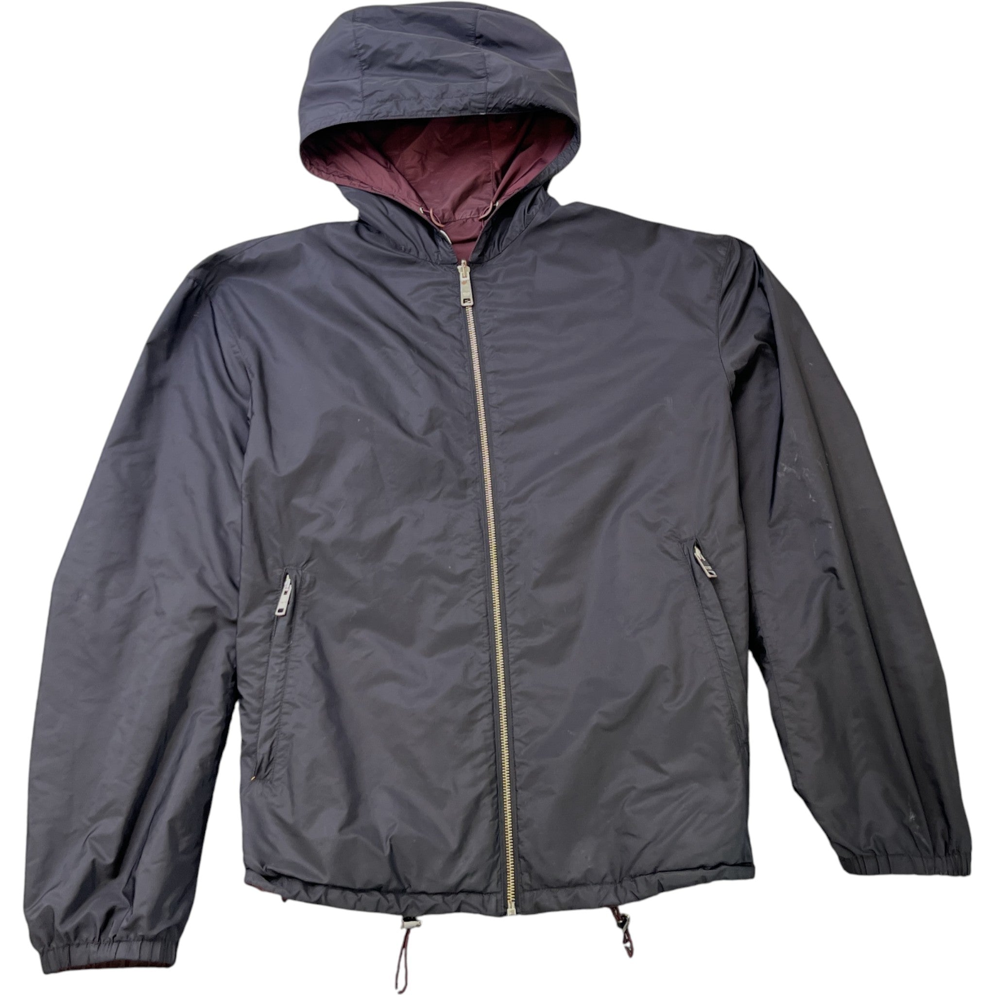 Men's Reversible Windbreaker Black Size M