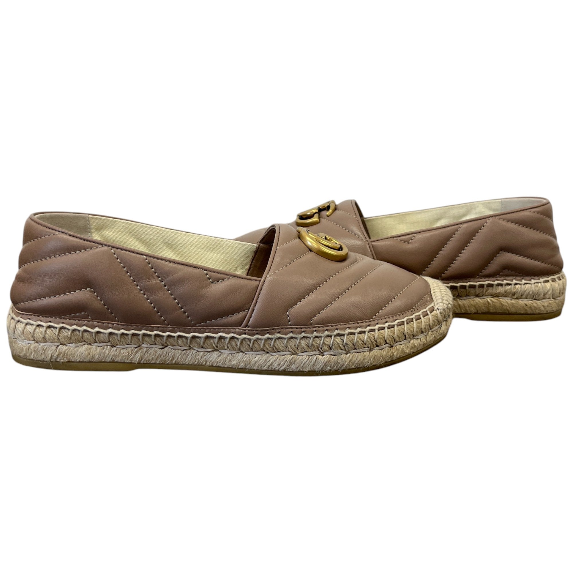 Women's Gg Marmont Espadrilles Beige Size EU 37 / UK 4