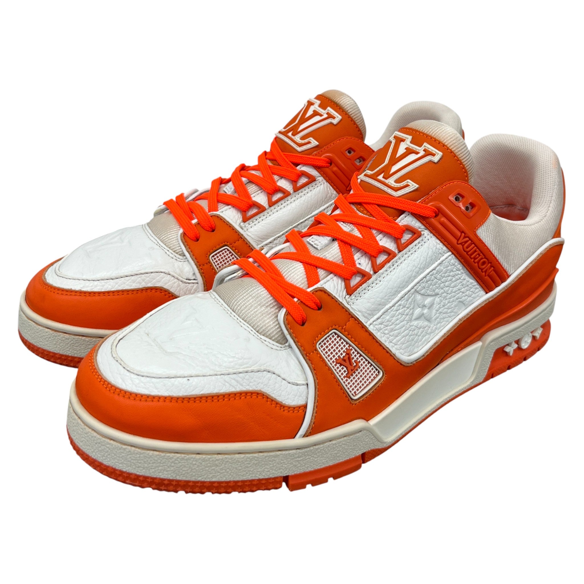 Men's Lv Low Trainers Orange Size EU 42.5 / UK 8.5