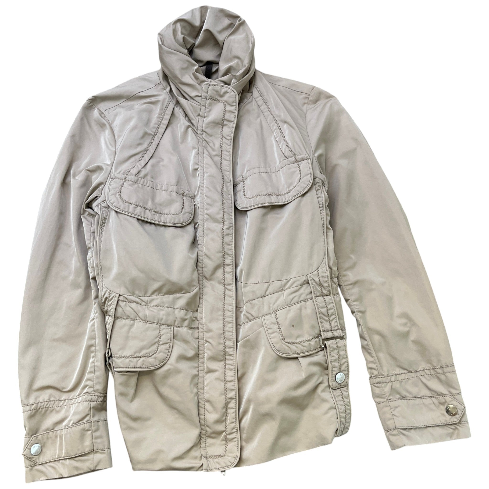 Women's Tissu Jacket Beige Size 1 / UK 10
