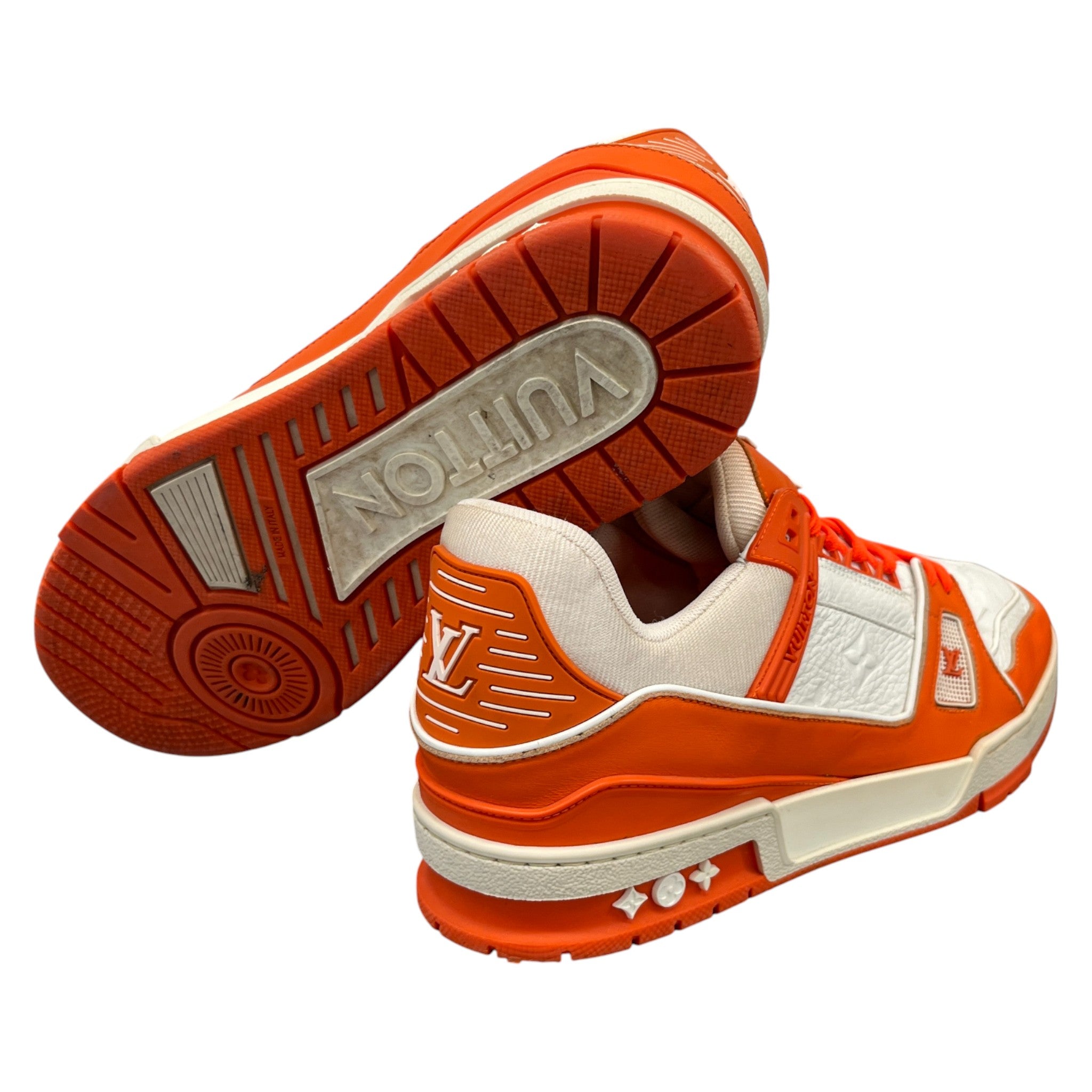 Men's Lv Low Trainers Orange Size EU 42.5 / UK 8.5