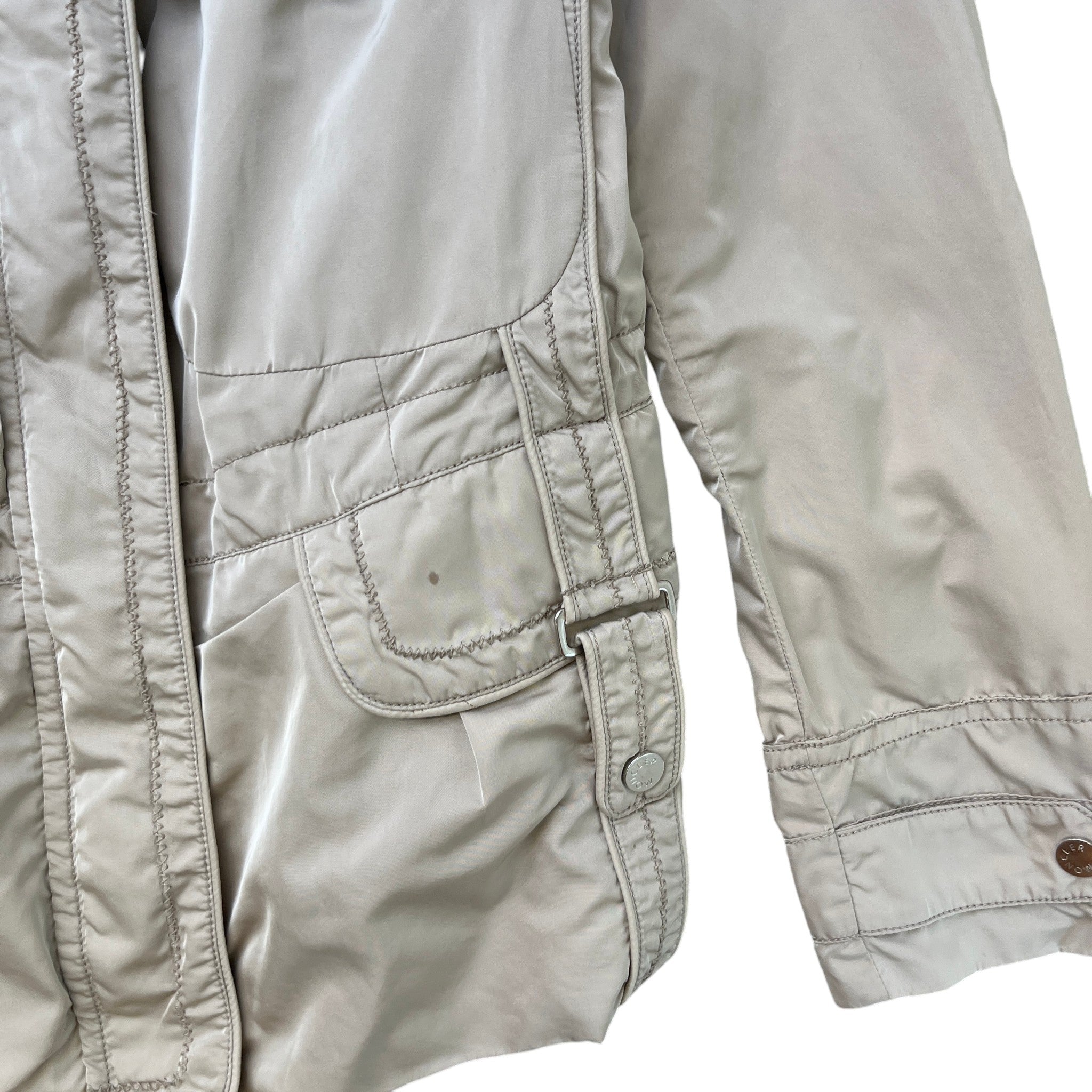 Women's Tissu Jacket Beige Size 1 / UK 10