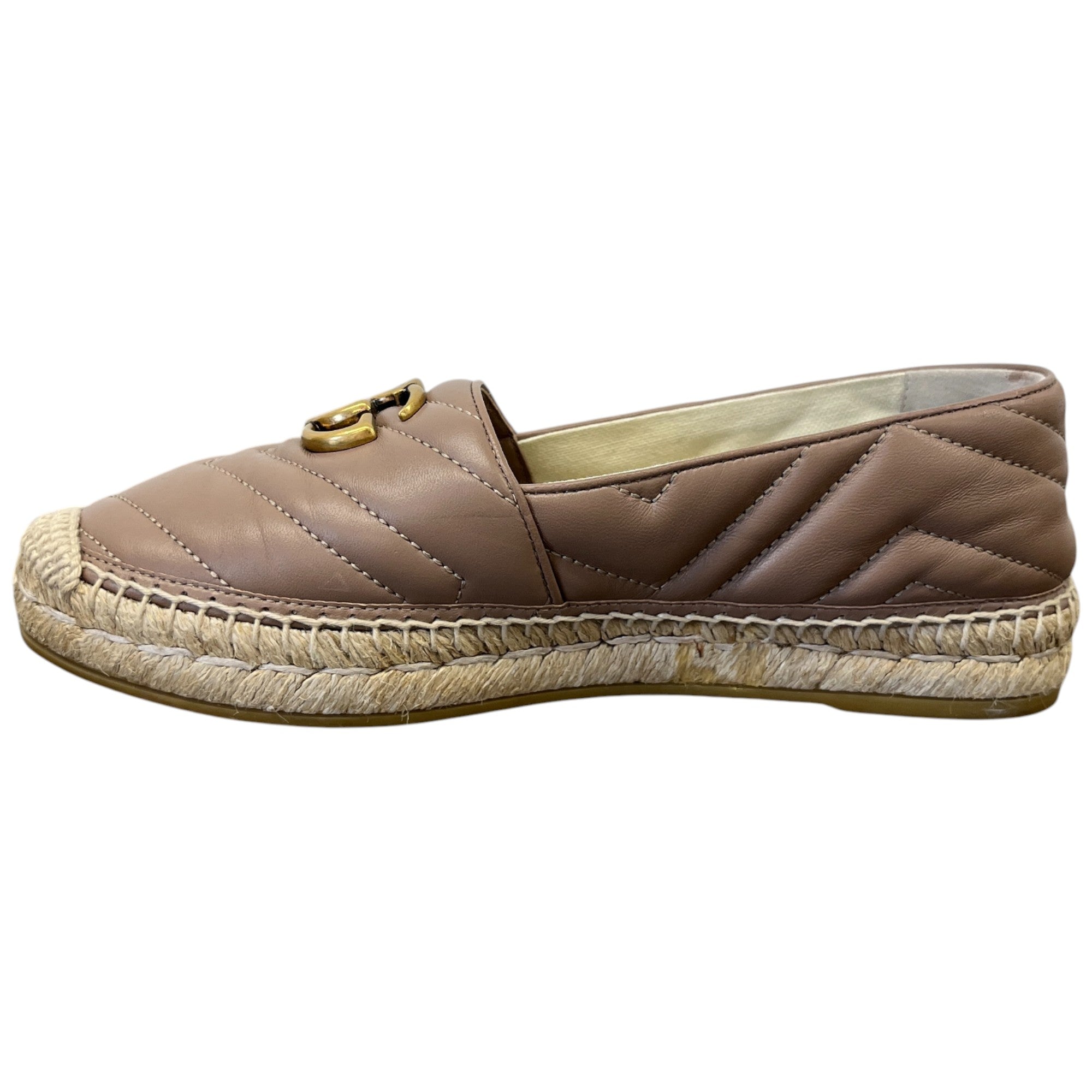 Women's Gg Marmont Espadrilles Beige Size EU 37 / UK 4