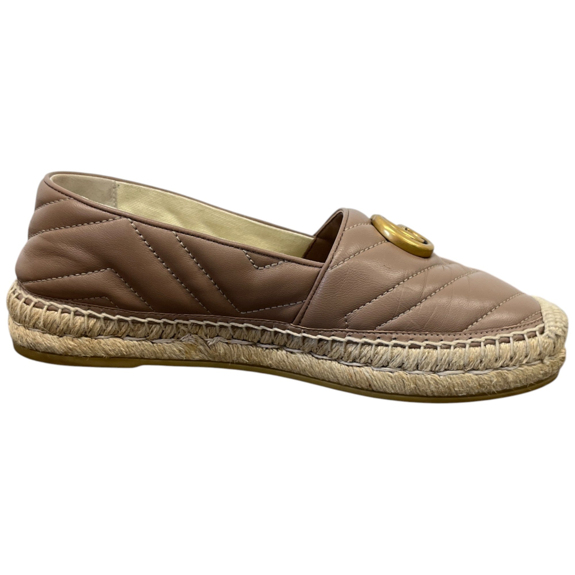 Women's Gg Marmont Espadrilles Beige Size EU 37 / UK 4