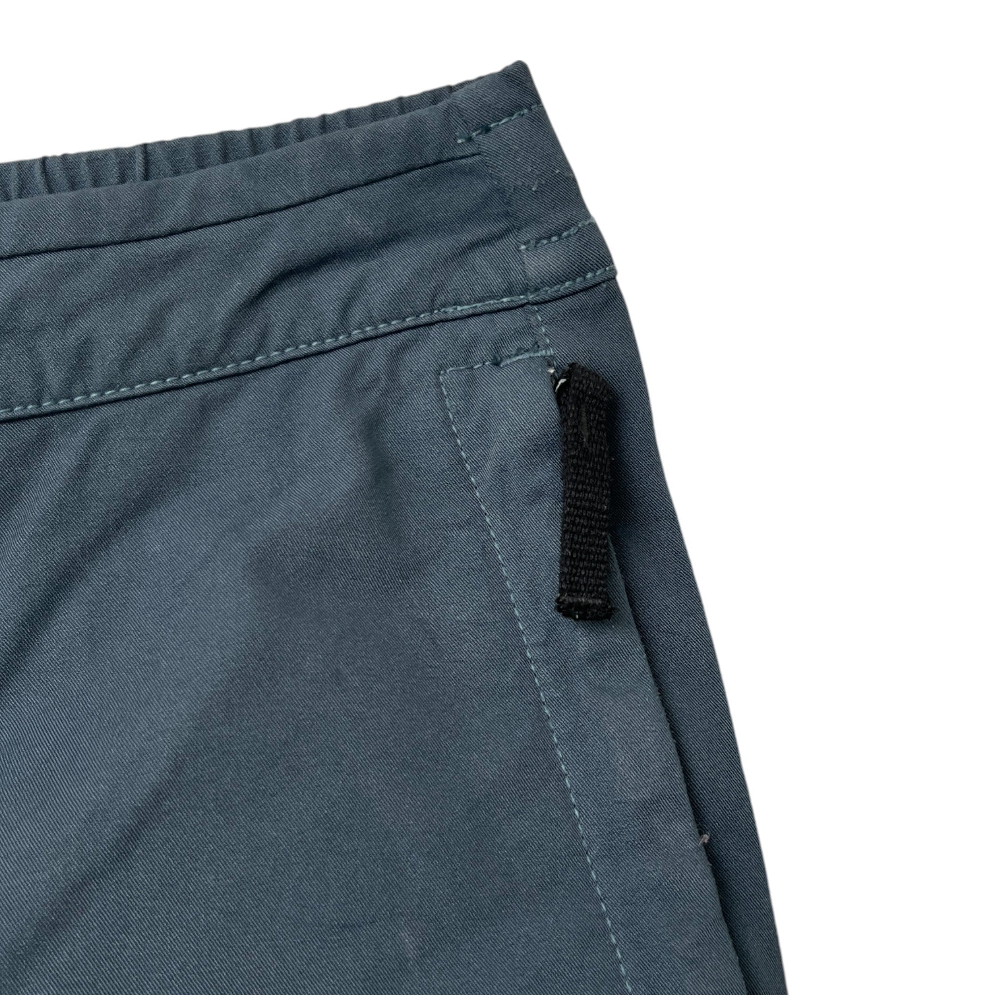 Men's Compass Logo Trousers Green Size Waist 29"
