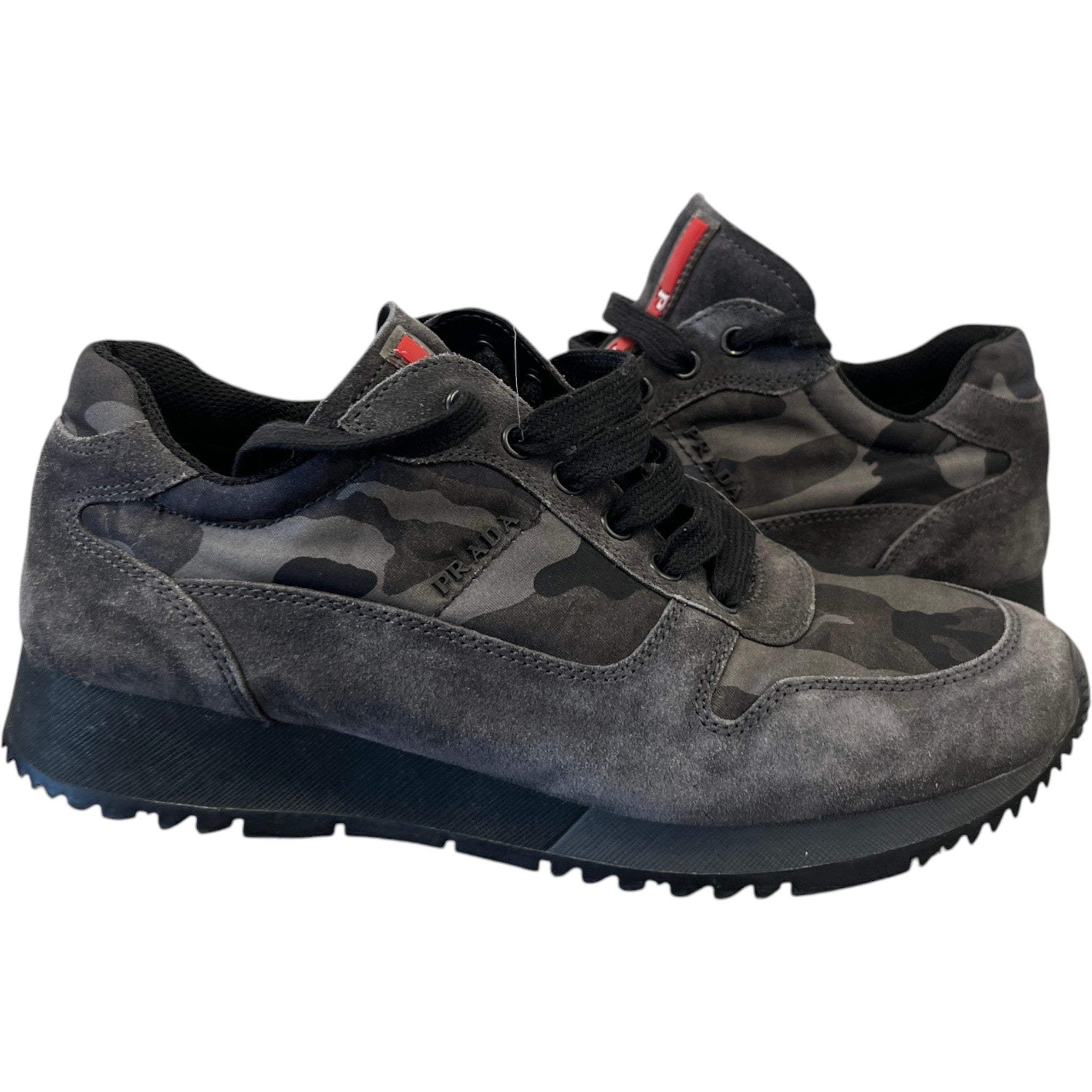 Women's Runner Camo Low Trainers Black Size EU 35.5 / UK 2.5