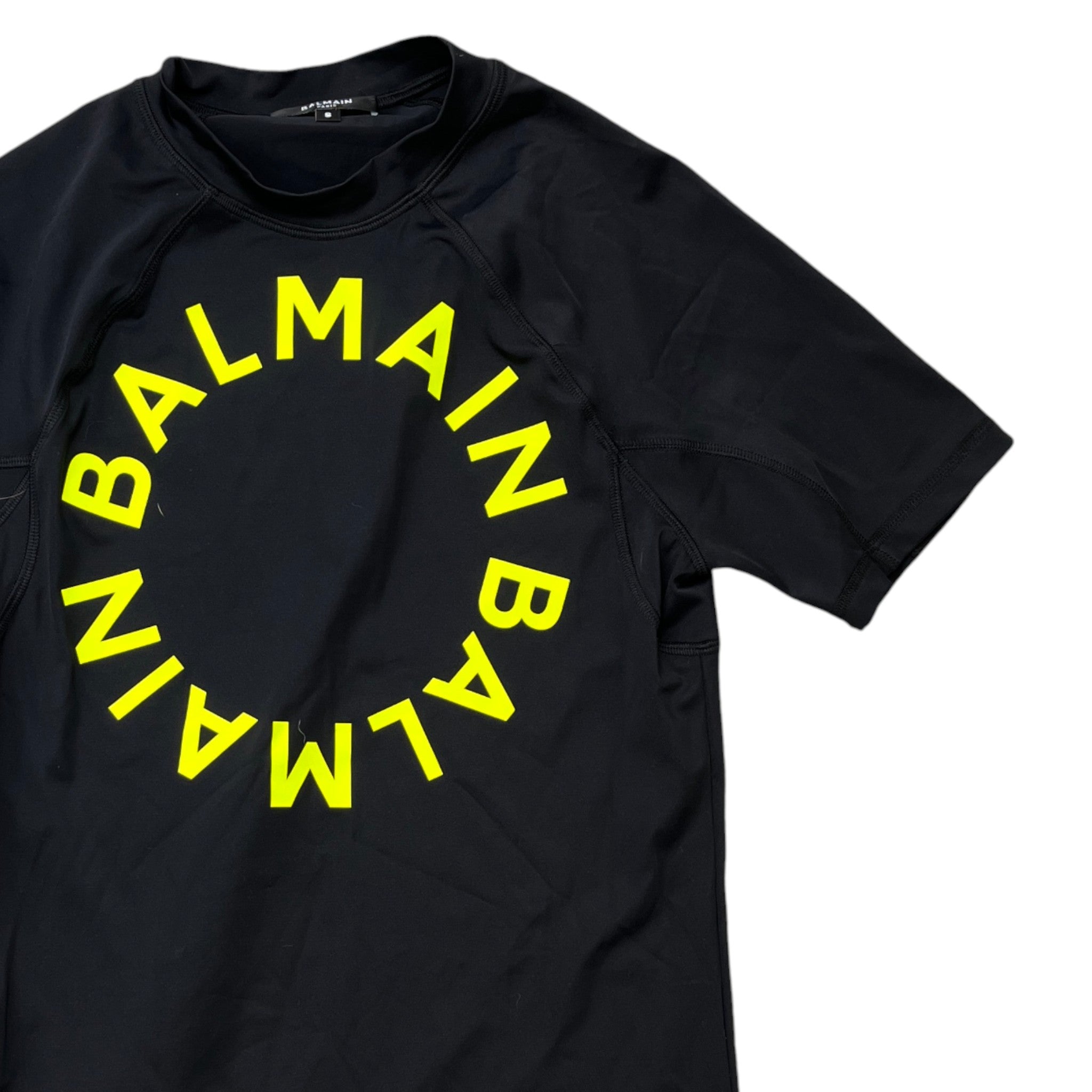 Men's Logo Print T-Shirt Black Size S