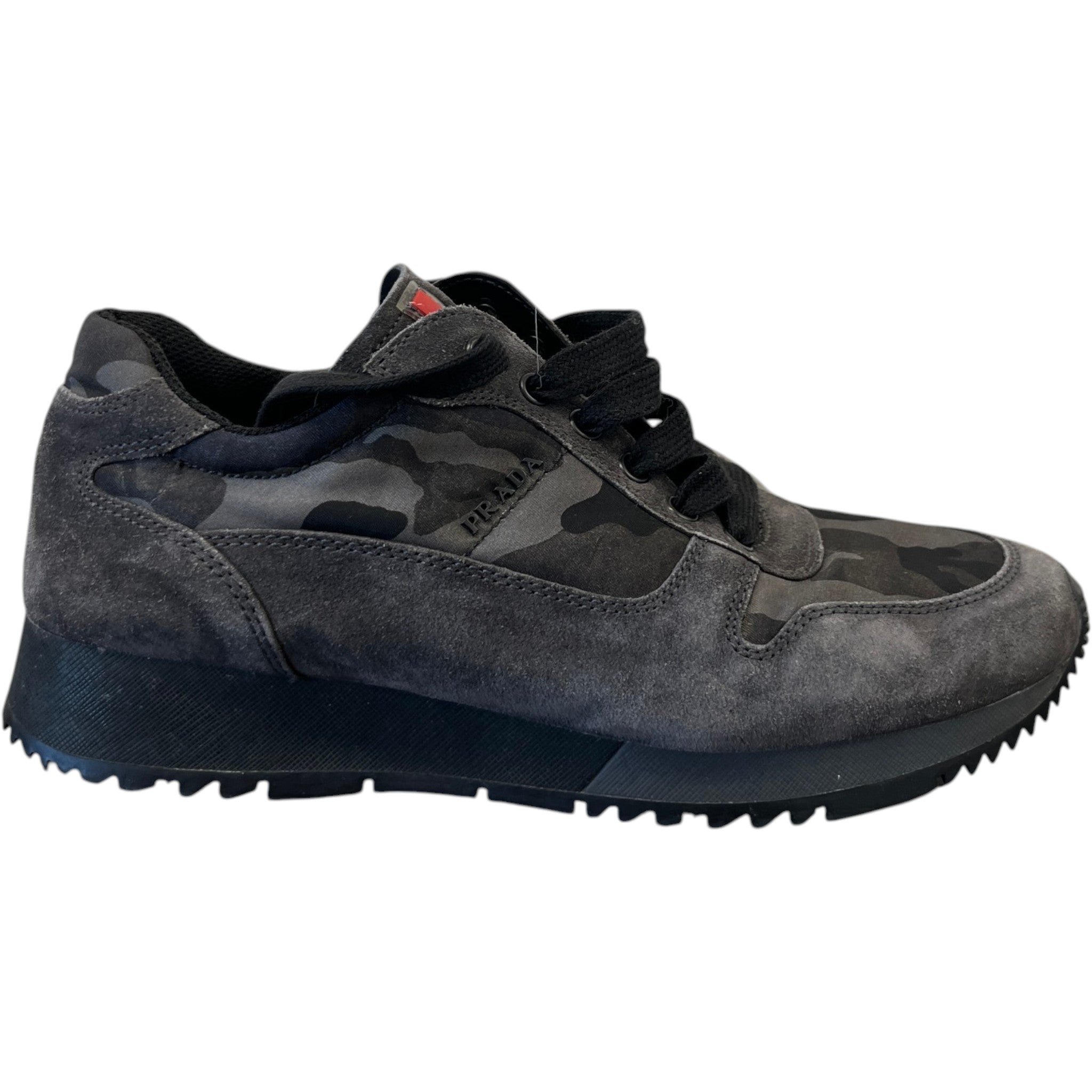 Women's Runner Camo Low Trainers Black Size EU 35.5 / UK 2.5