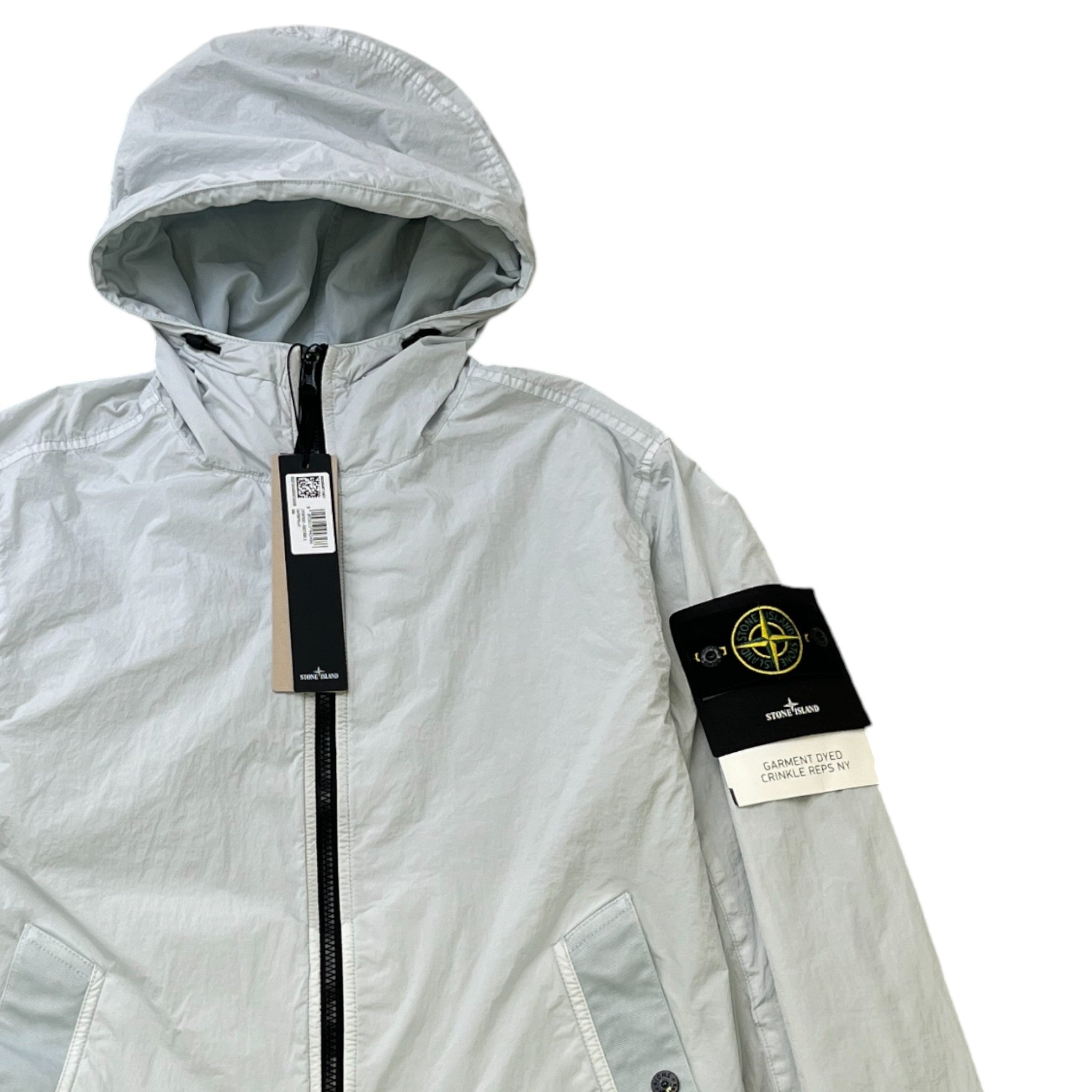 Men's Applique Logo Jacket Blue Size S