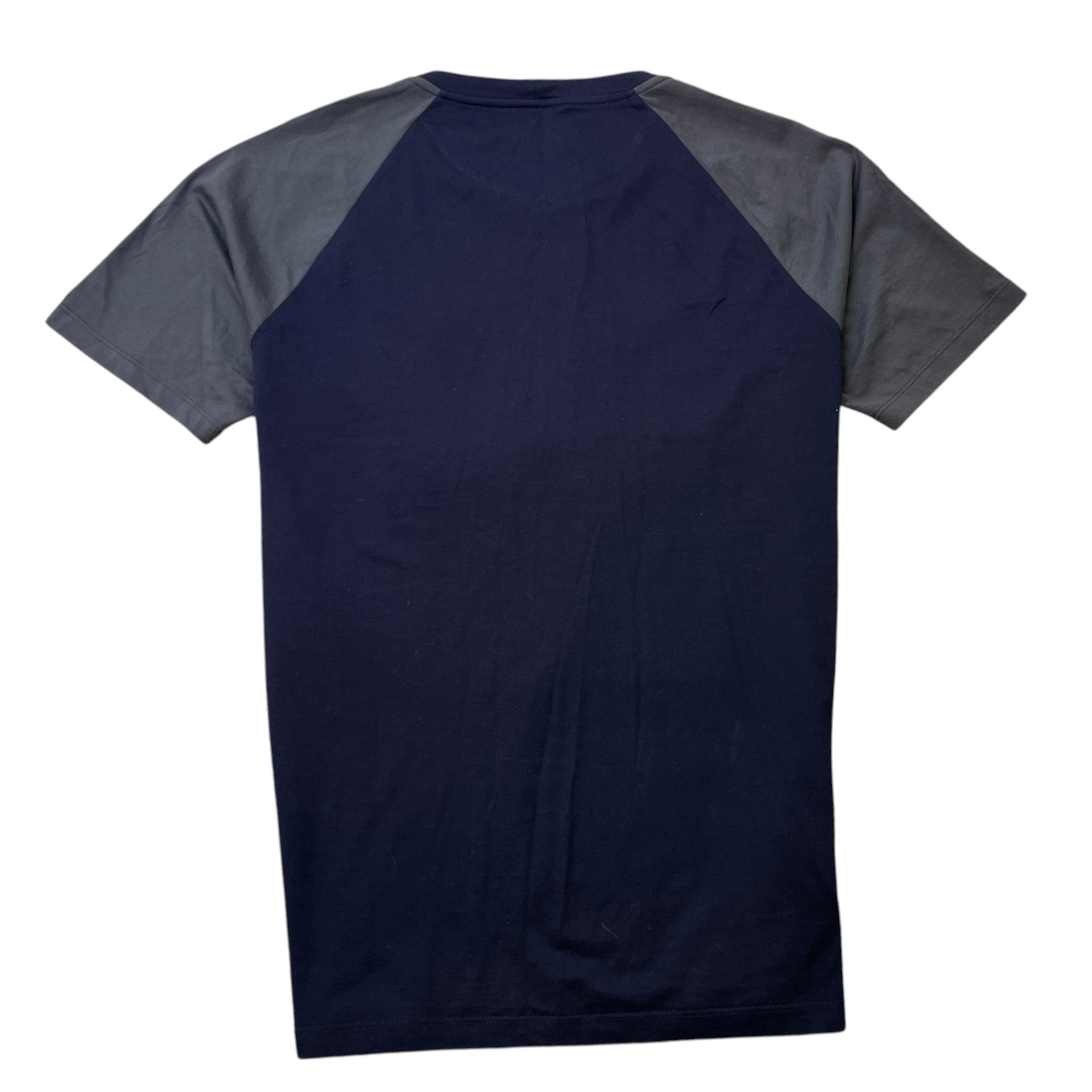 Men's Logo Eyes Zip Pocket T-Shirt Navy Size XL