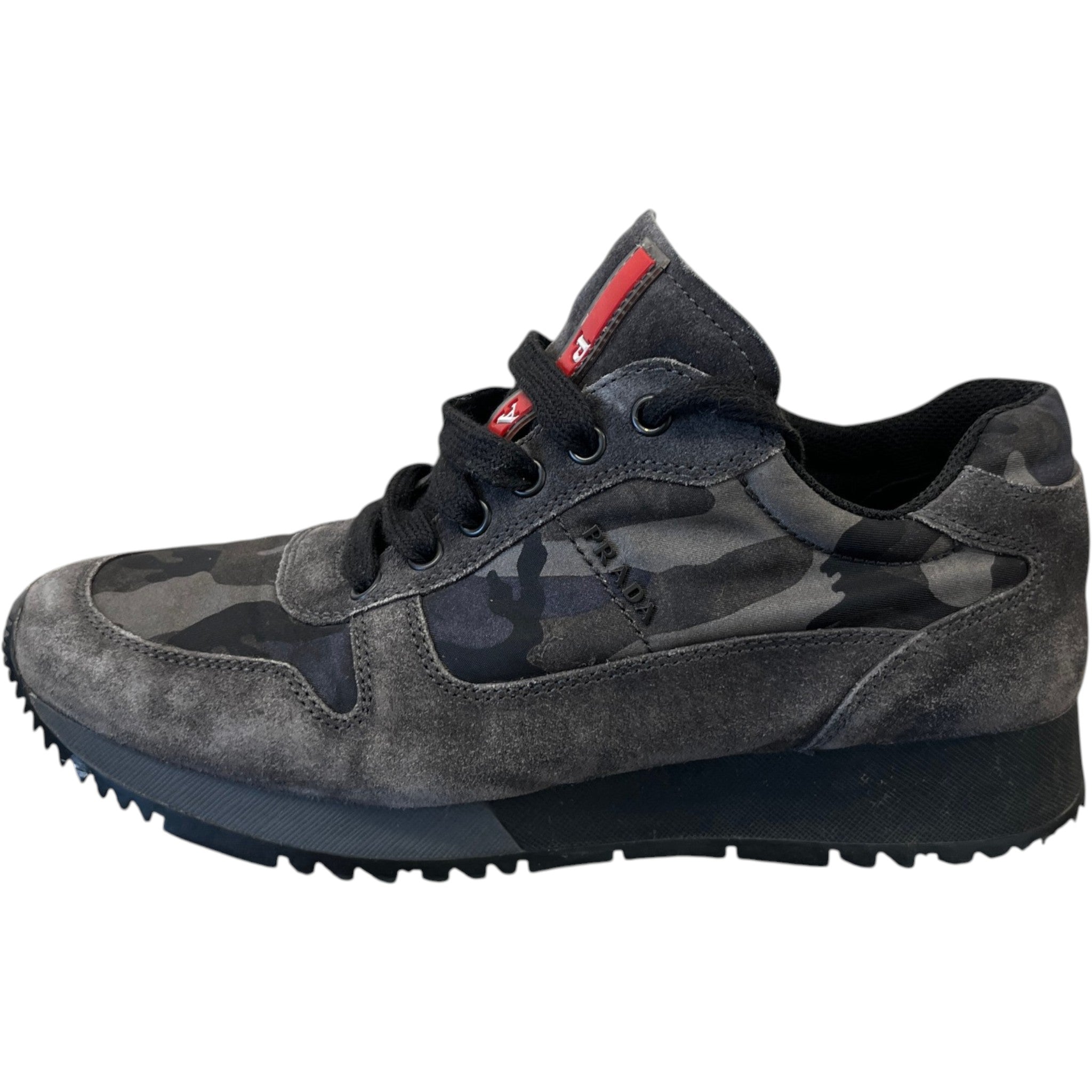 Women's Runner Camo Low Trainers Black Size EU 35.5 / UK 2.5