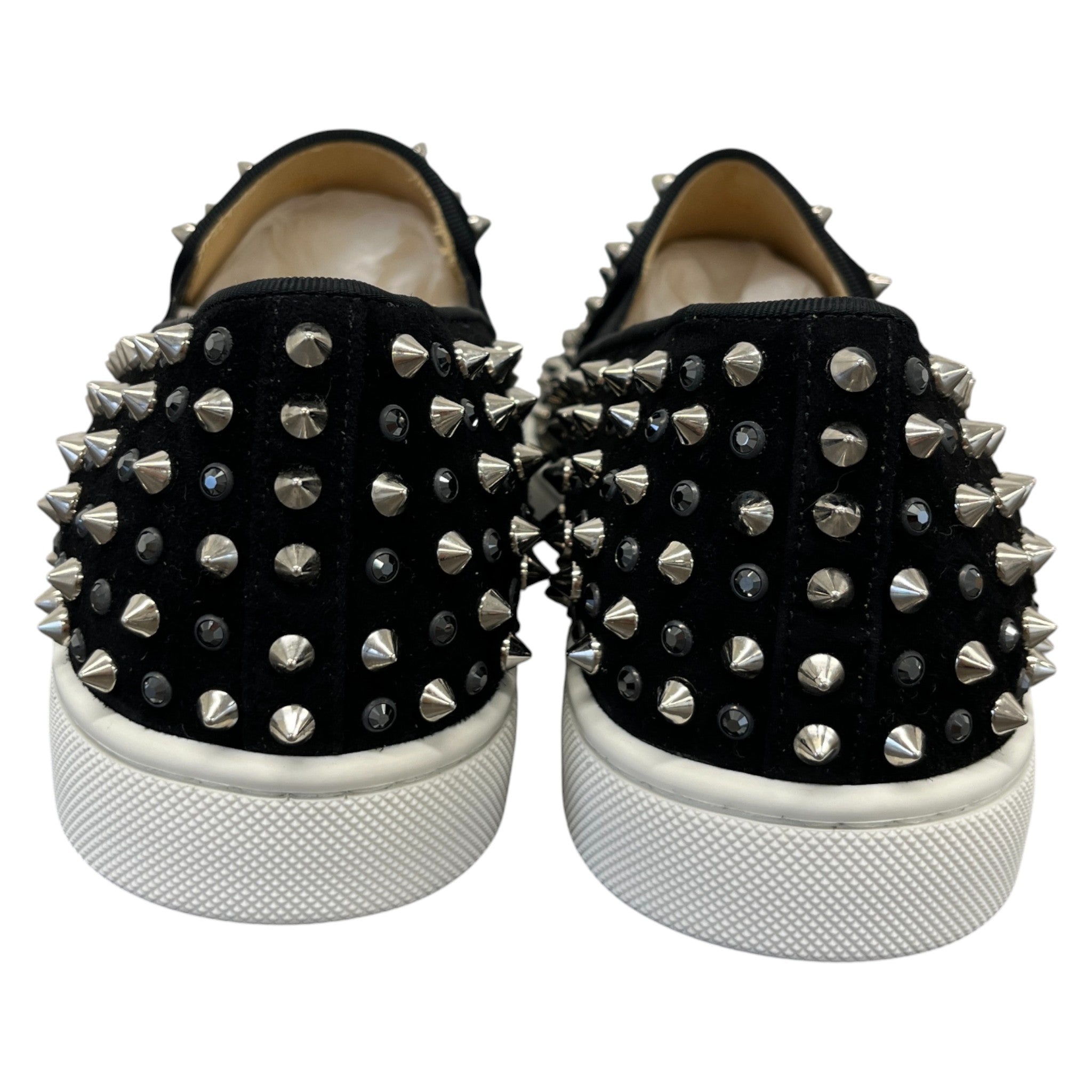 Men's Roller Boat Spike Loafers Black Size EU 40 / UK 6