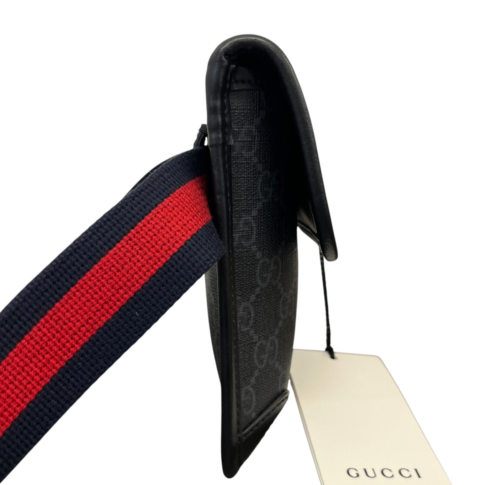 Men's Gg Supreme Belt Bag Charcoal