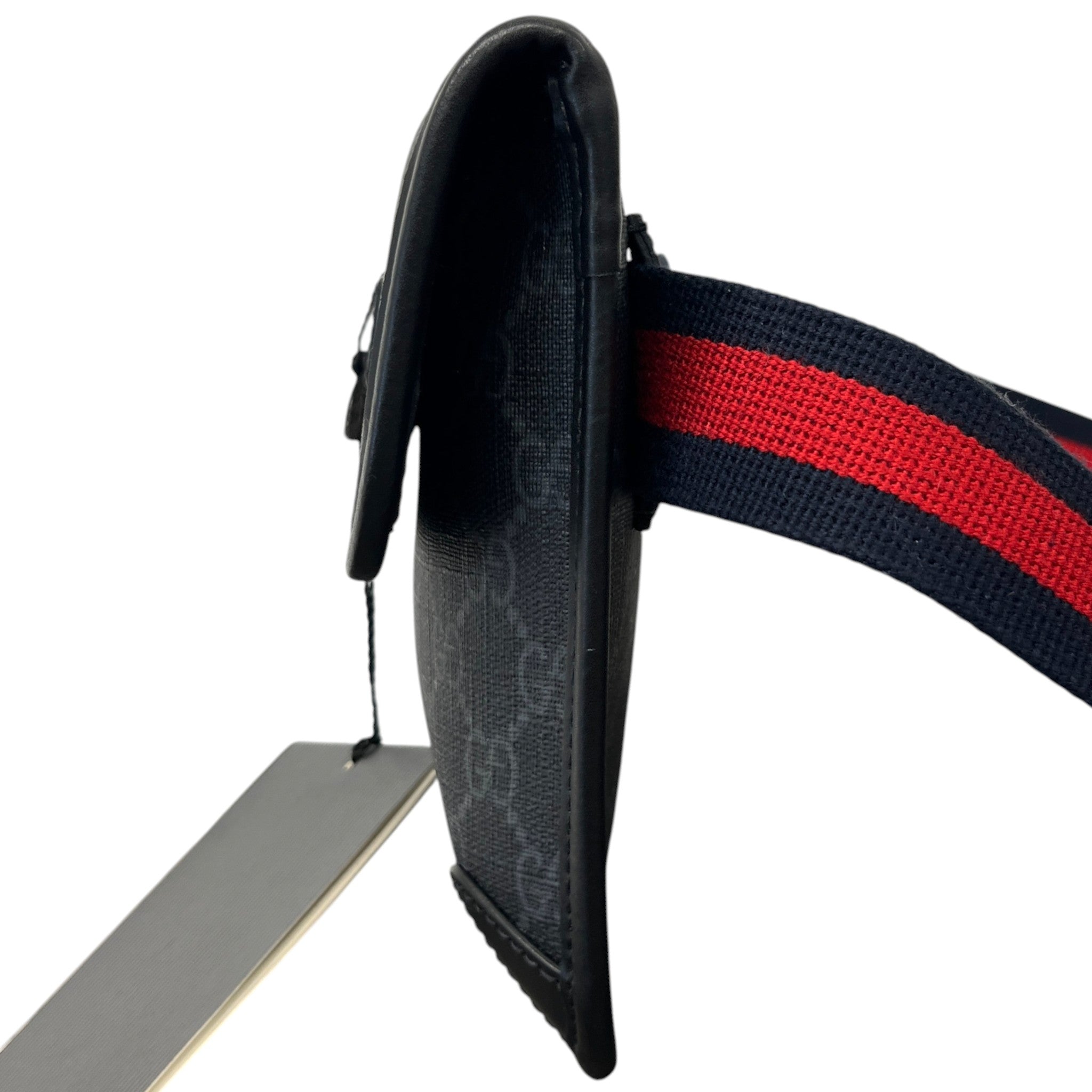 Men's Gg Supreme Belt Bag Charcoal