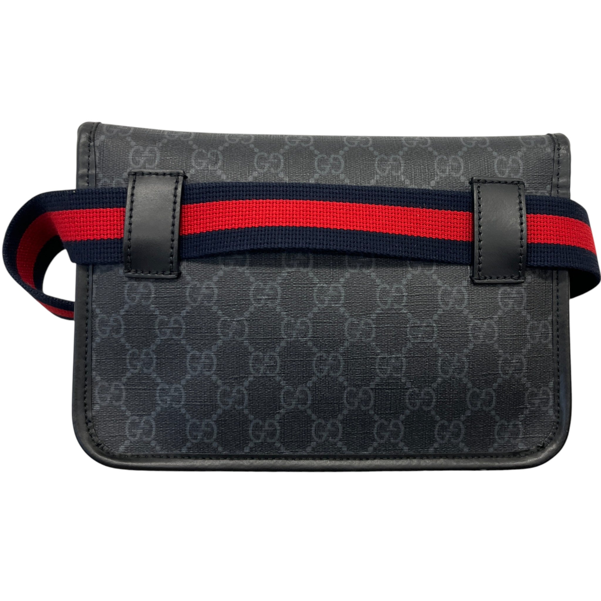 Men's Gg Supreme Belt Bag Charcoal