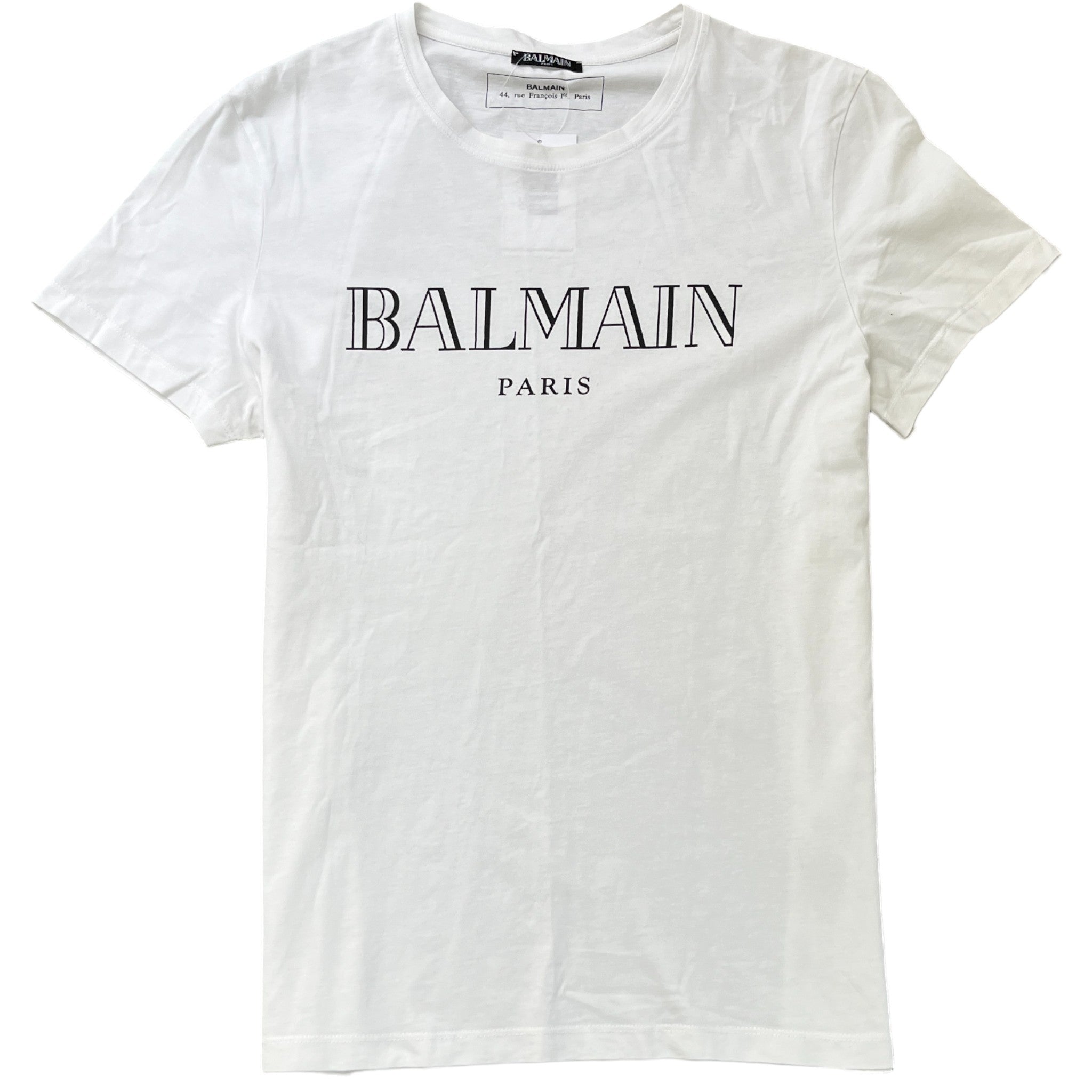 Men's Logo Print T-Shirt White Size XL