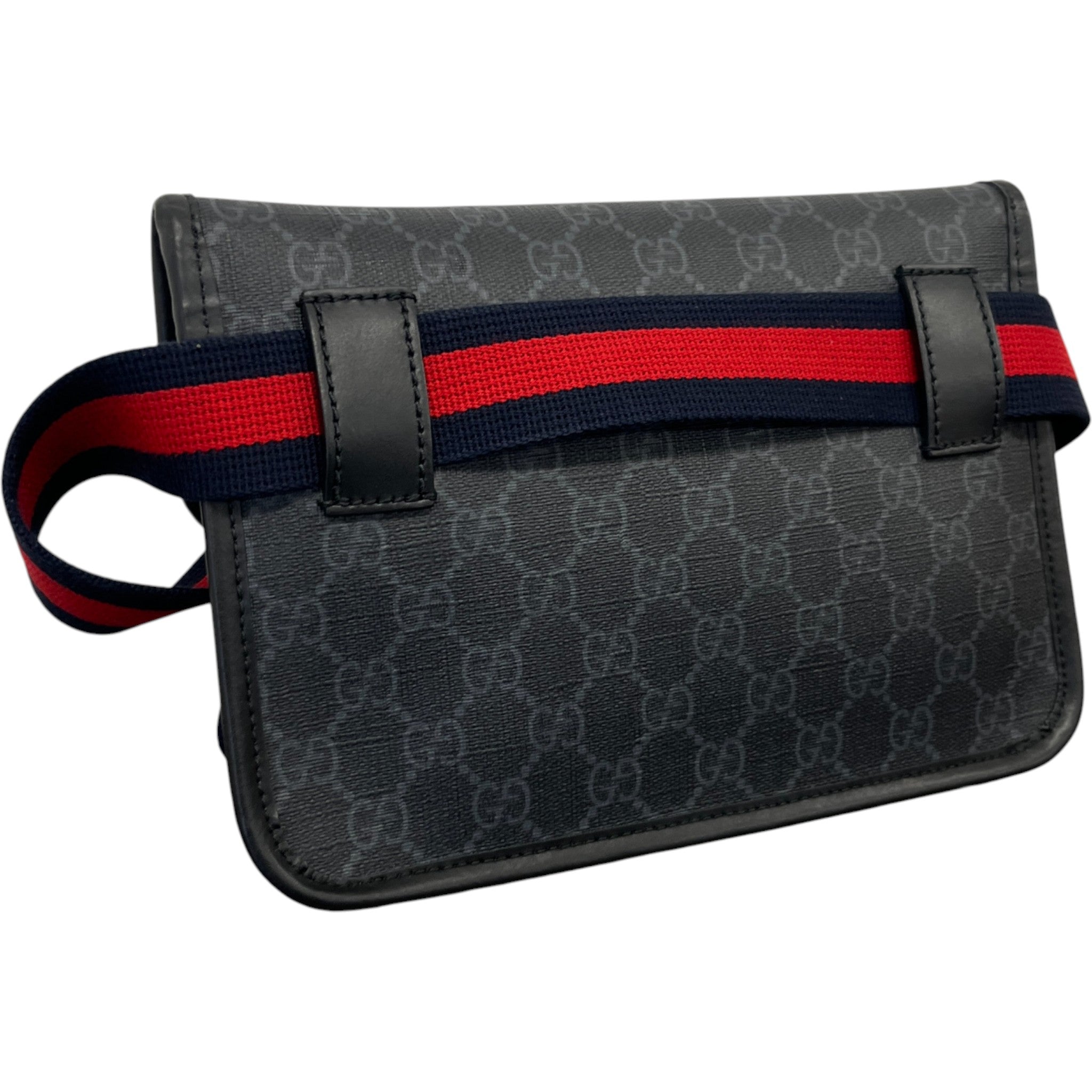 Men's Gg Supreme Belt Bag Charcoal