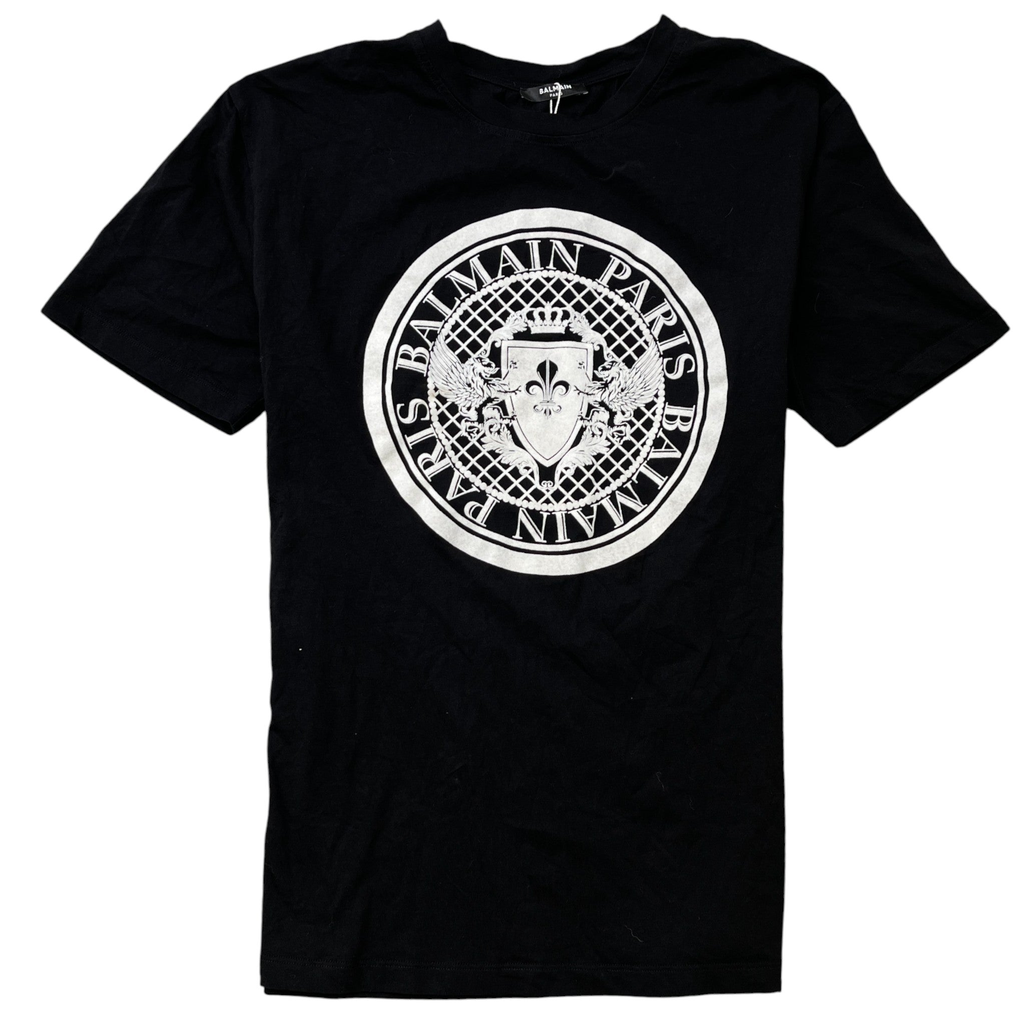 Men's Coin Flock T-Shirt Black Size S