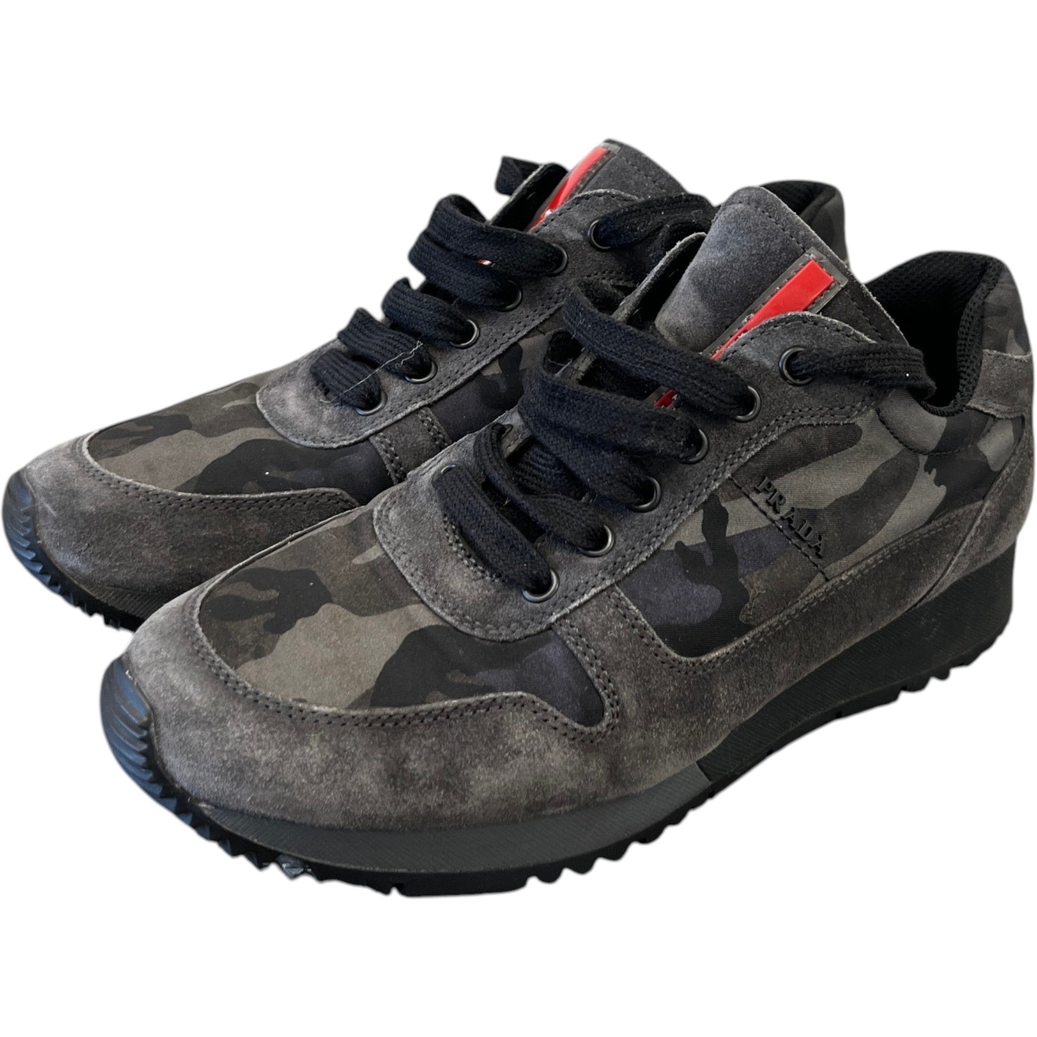 Women's Runner Camo Low Trainers Black Size EU 35.5 / UK 2.5