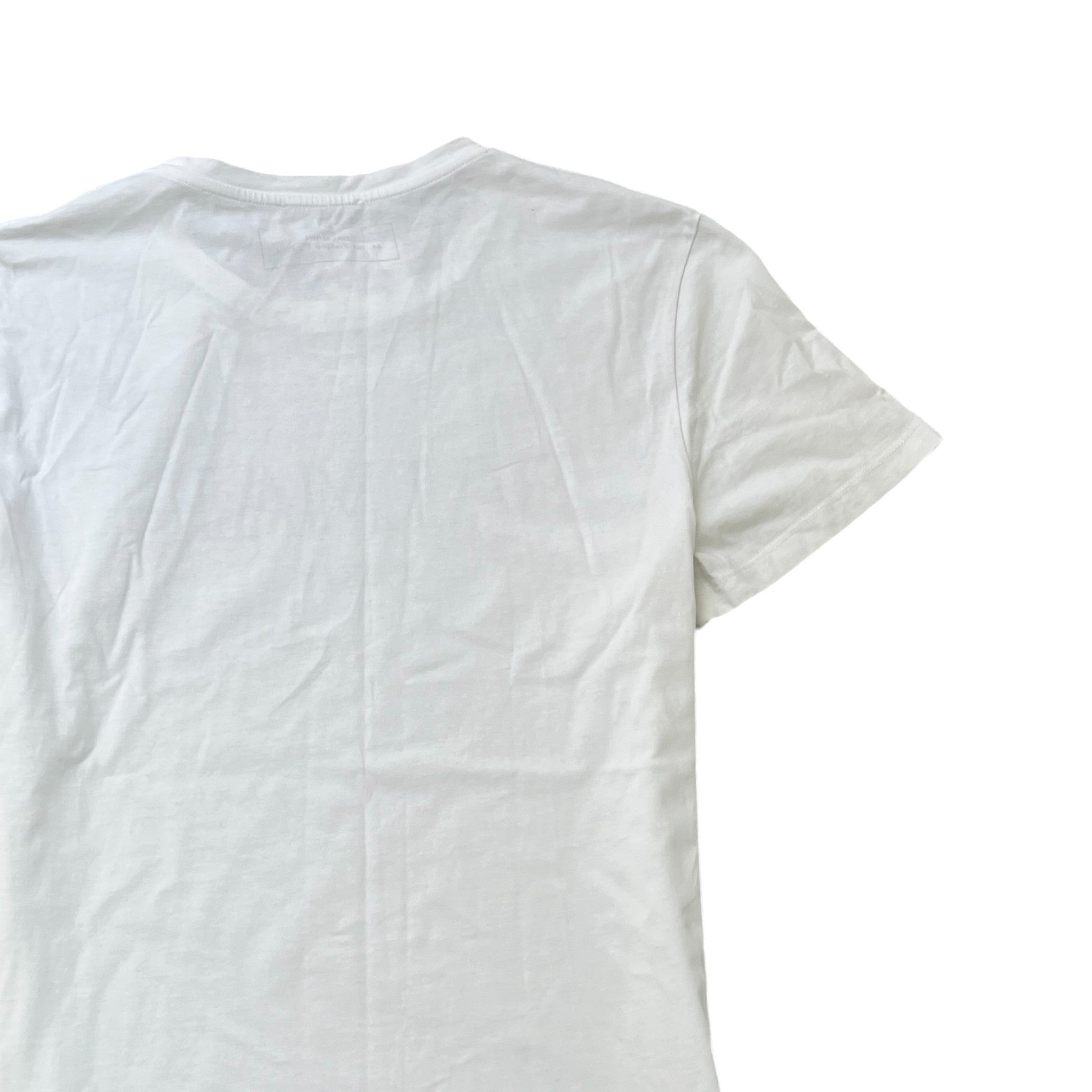 Men's Logo Print T-Shirt White Size XL