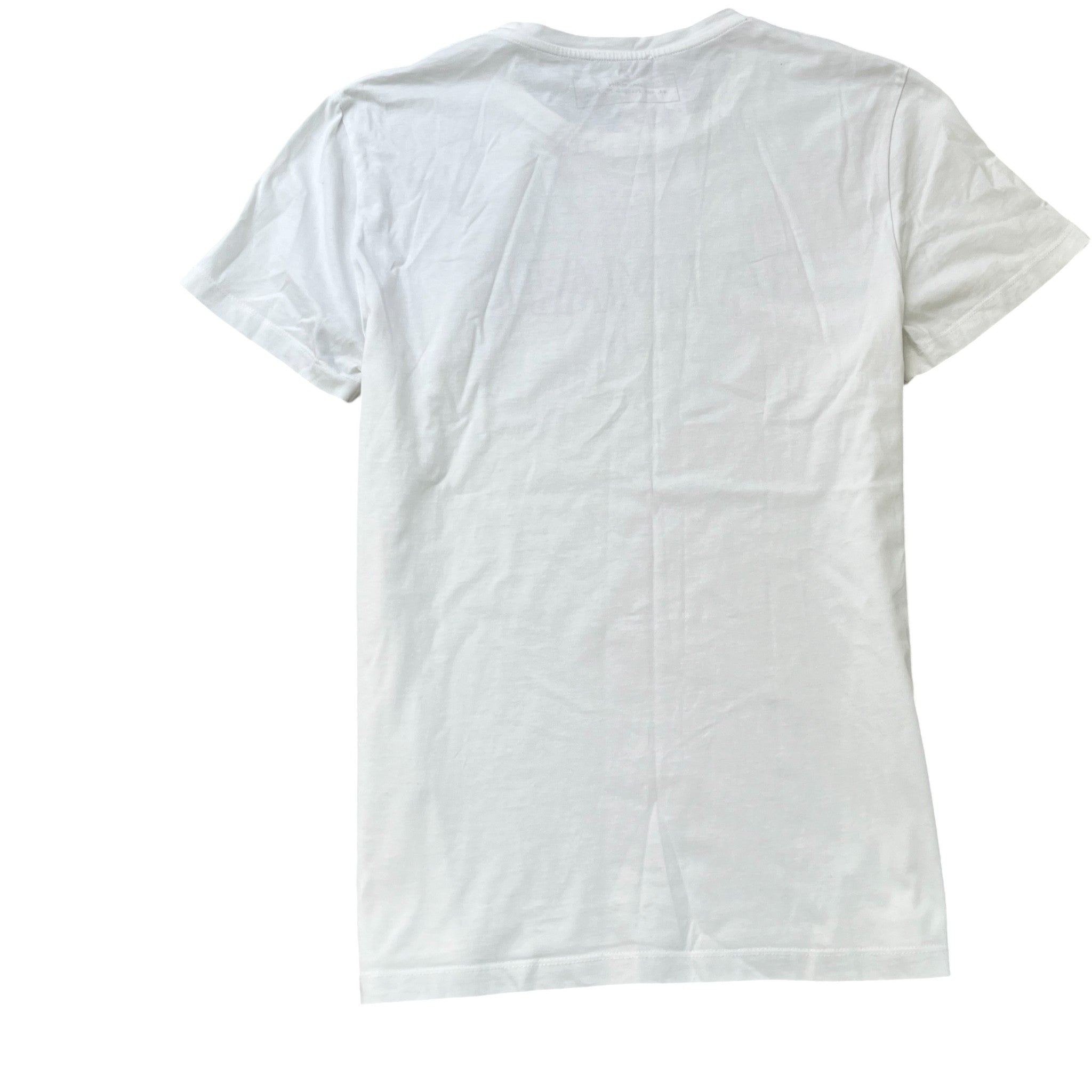 Men's Logo Print T-Shirt White Size XL