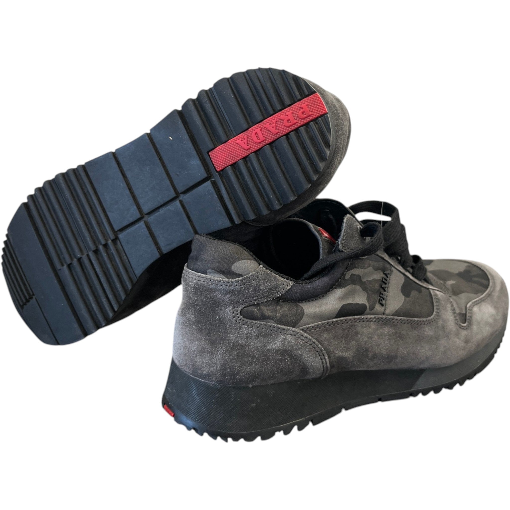 Women's Runner Camo Low Trainers Black Size EU 35.5 / UK 2.5