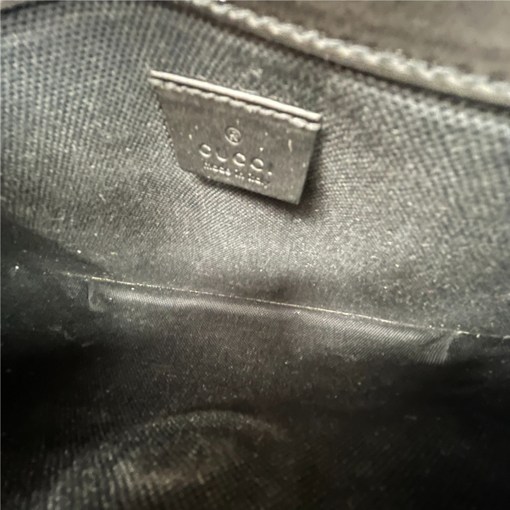 Men's Gg Supreme Belt Bag Charcoal