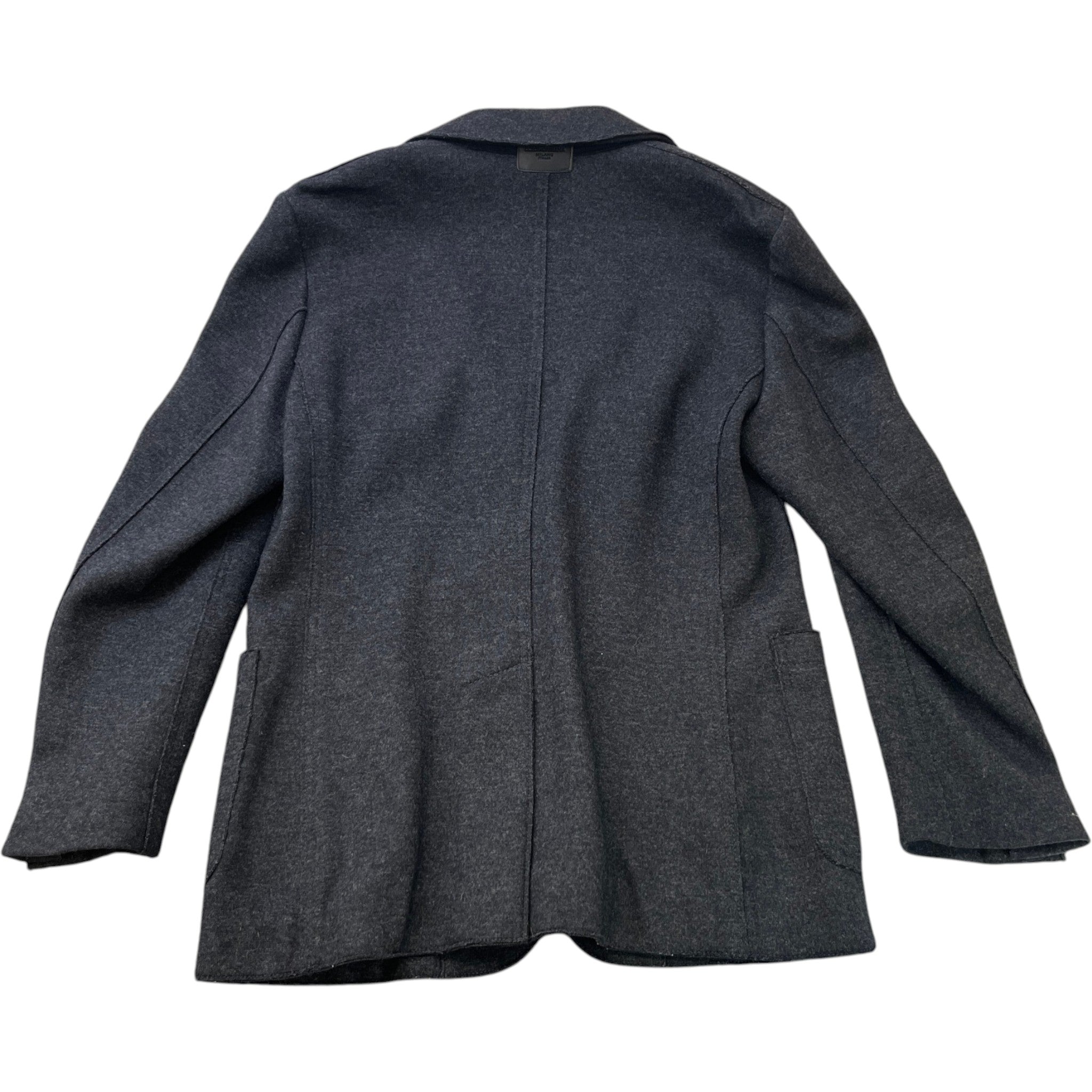 Men's Plaque Logo Jacket Charcoal Size IT 52 / XL