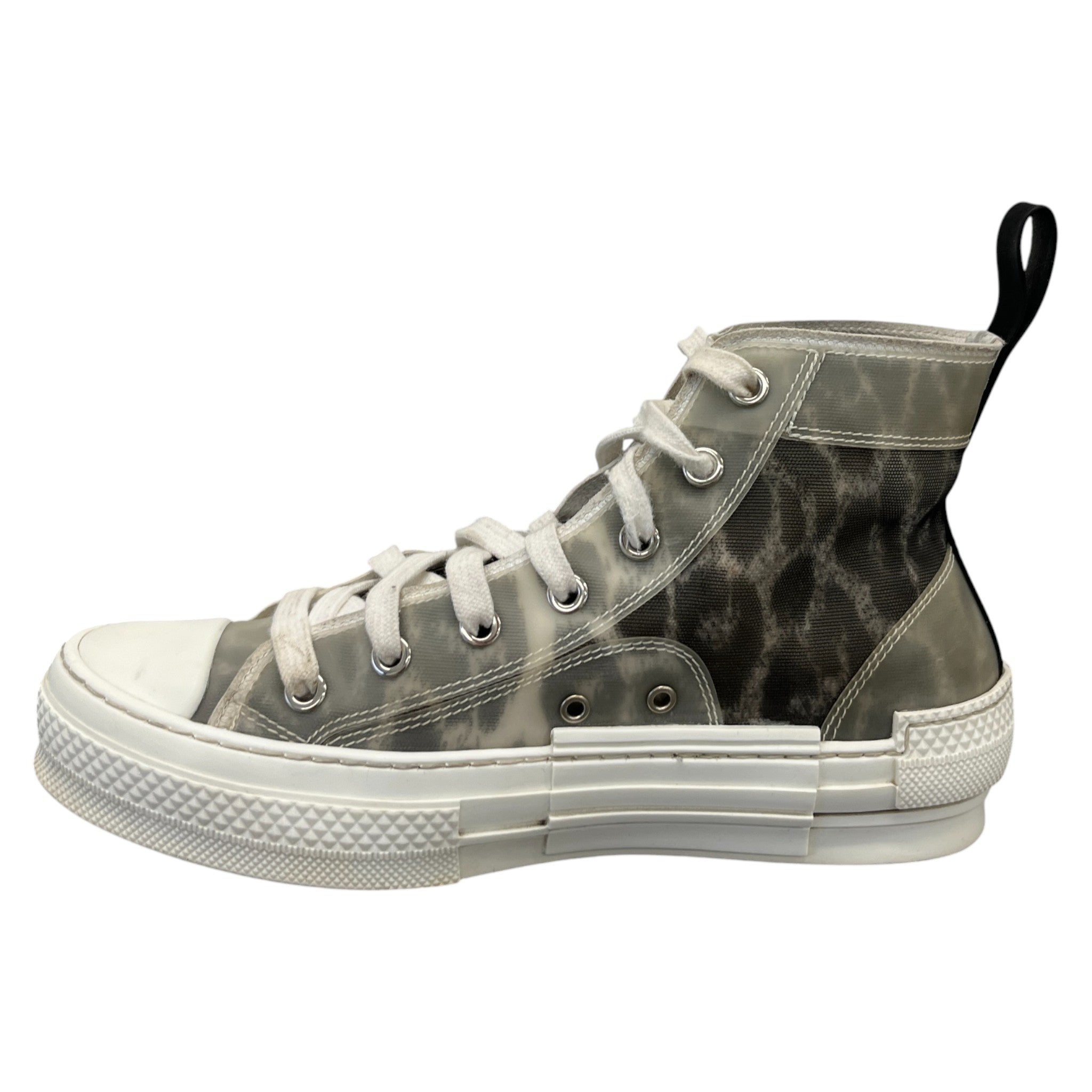 Women's B23 Leopard Print High Trainers White Size EU 36 / UK 3