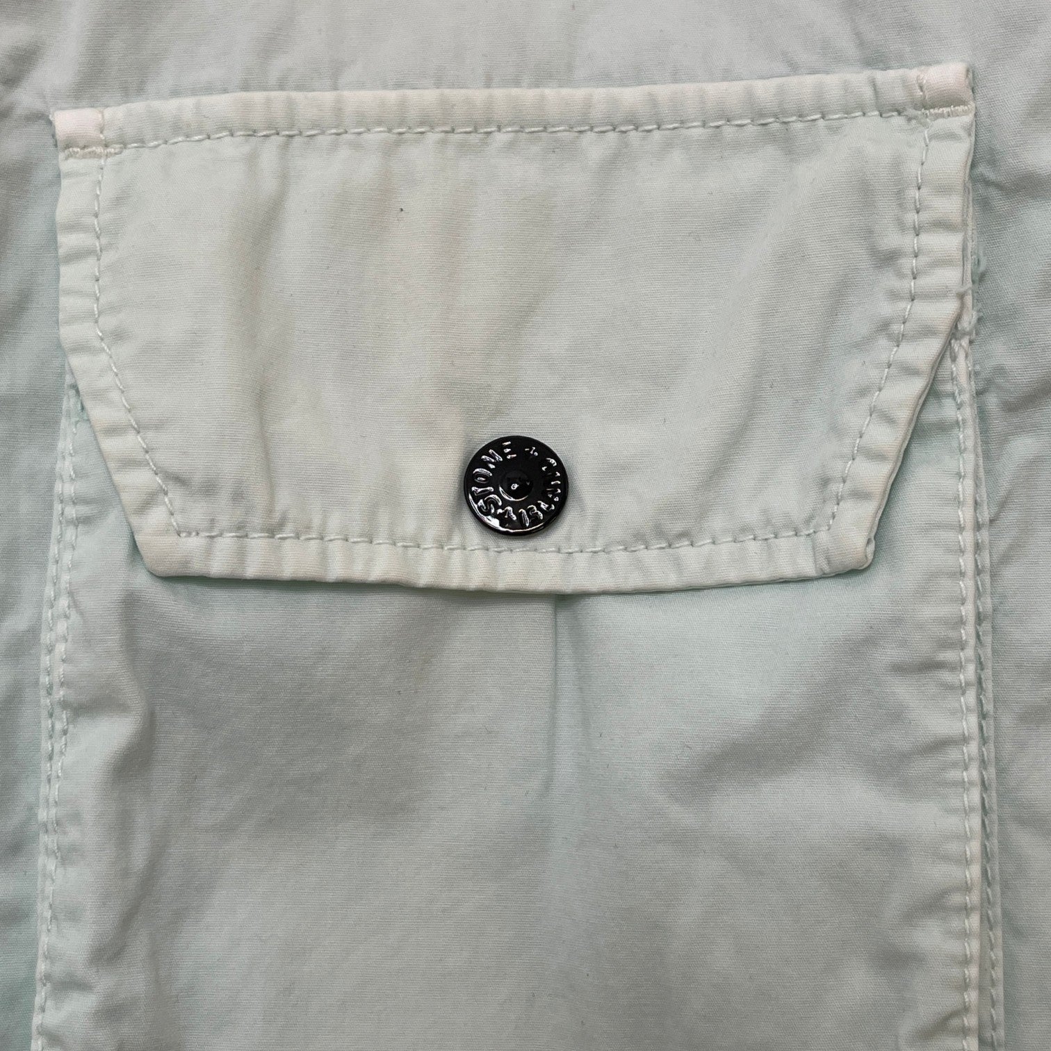 Men's Applique Logo OverShirt Green Size M