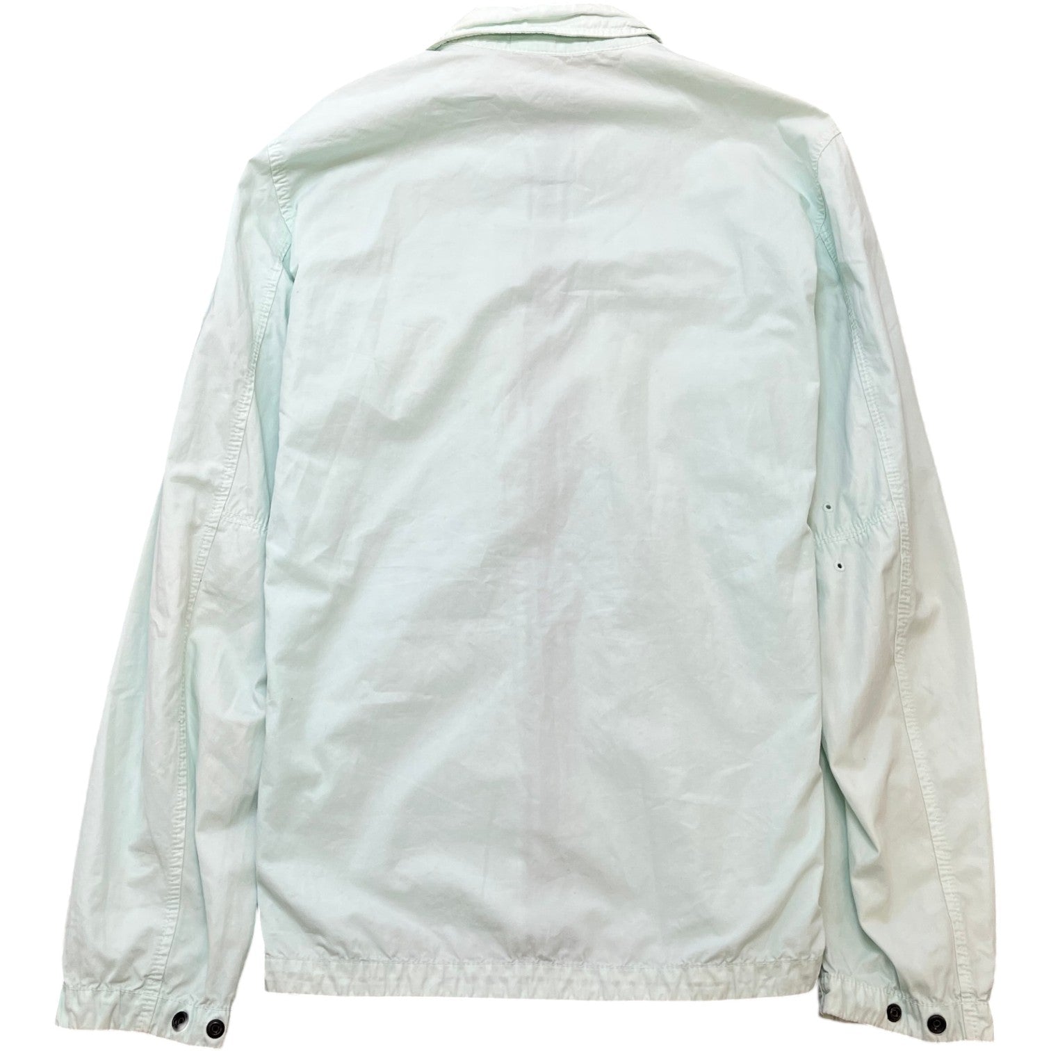 Men's Applique Logo OverShirt Green Size M