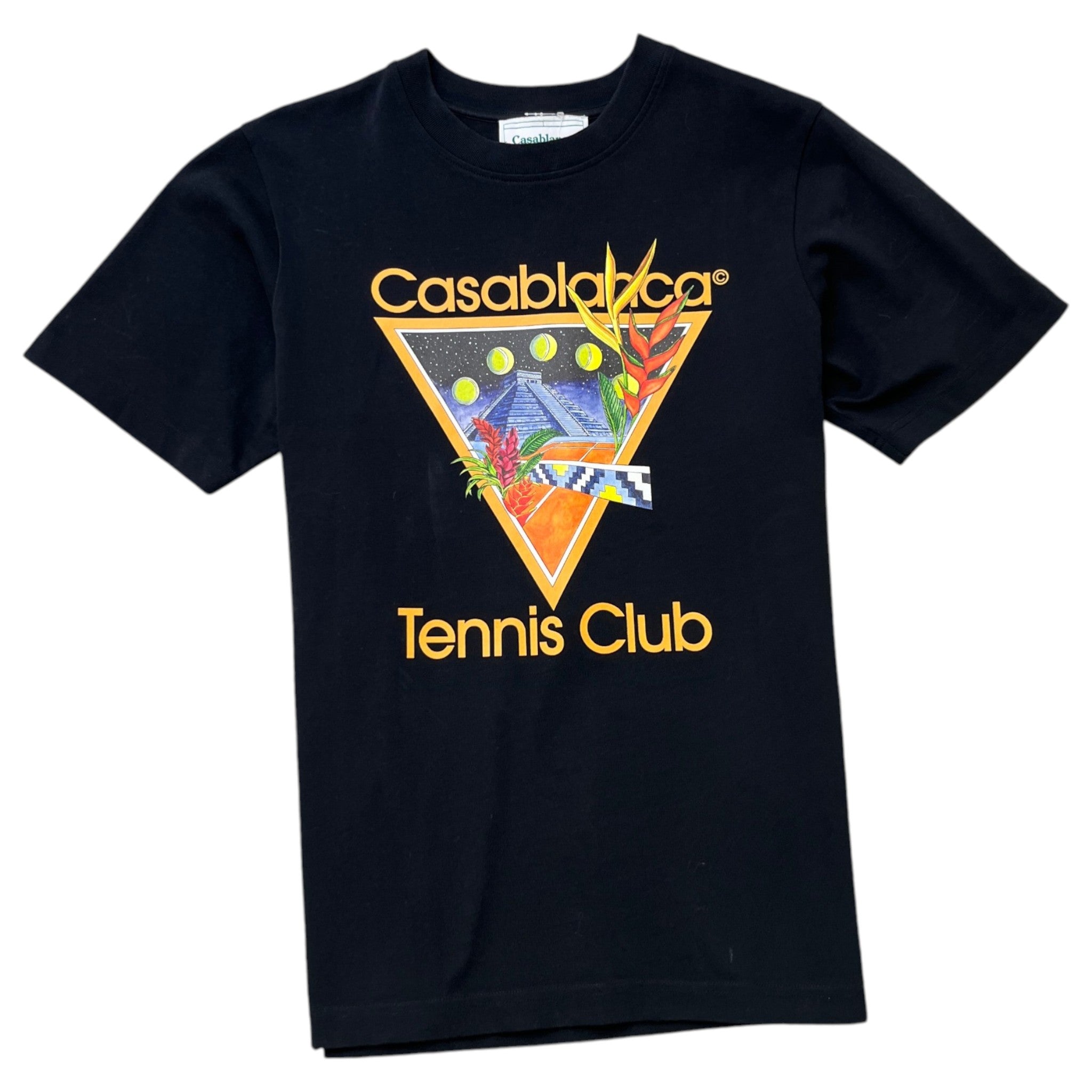 Men's Tennis Club T-Shirt Black Size S