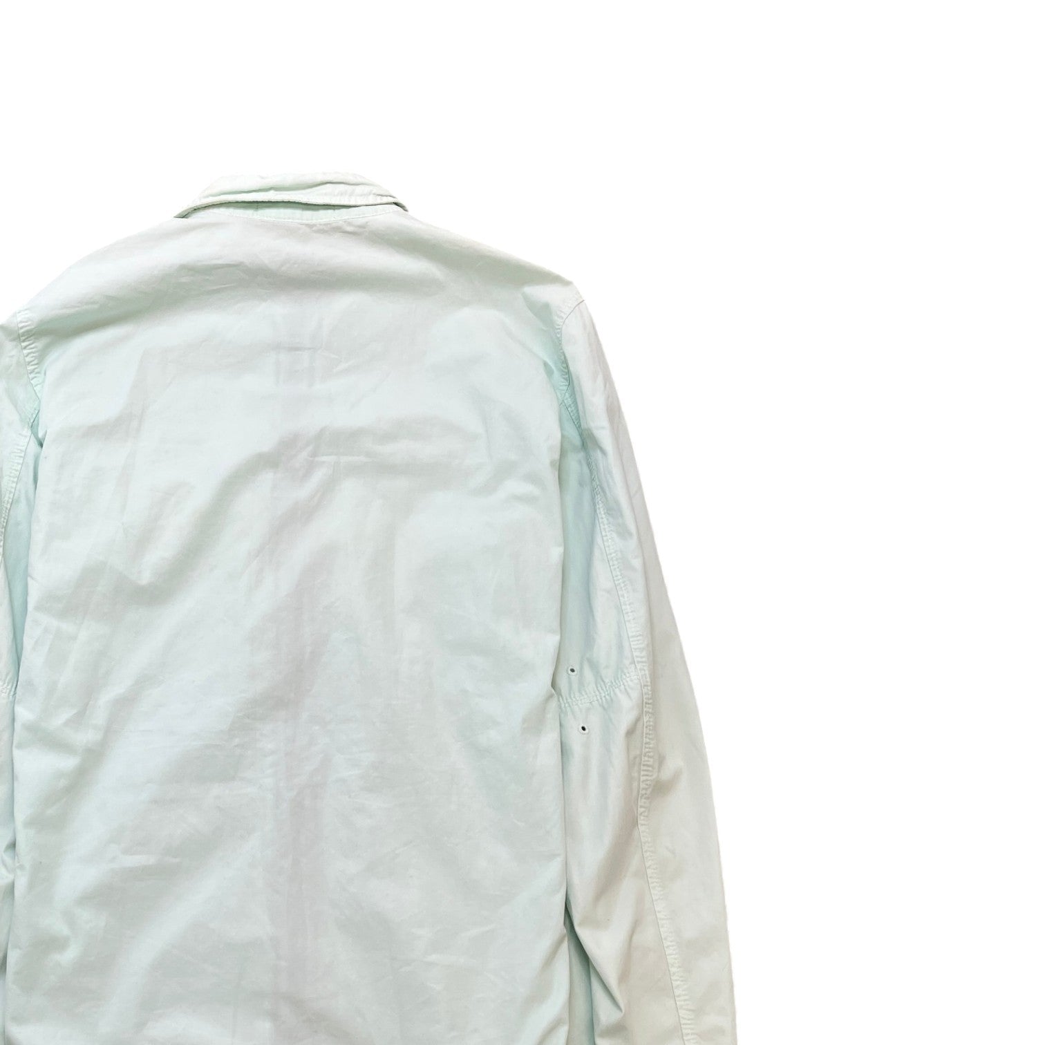 Men's Applique Logo OverShirt Green Size M