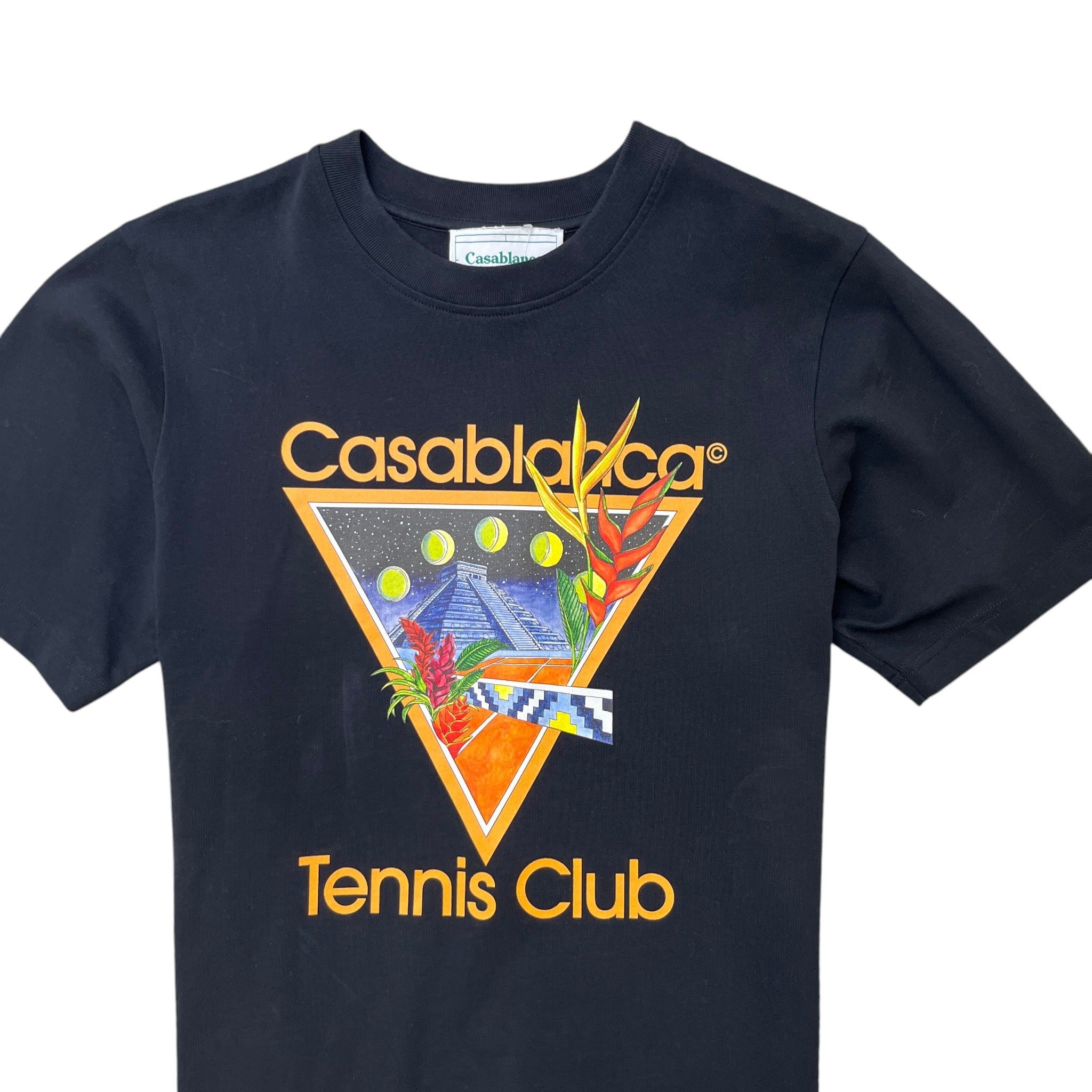 Men's Tennis Club T-Shirt Black Size S