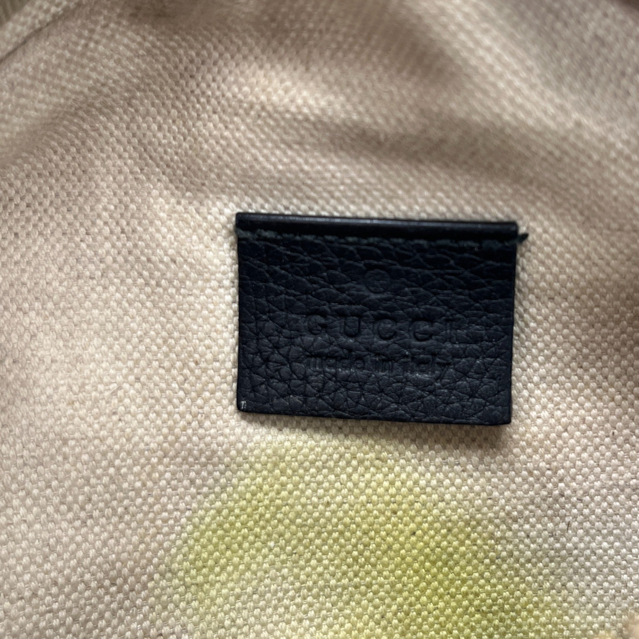 Men's Logo Print Web Belt Bag Black