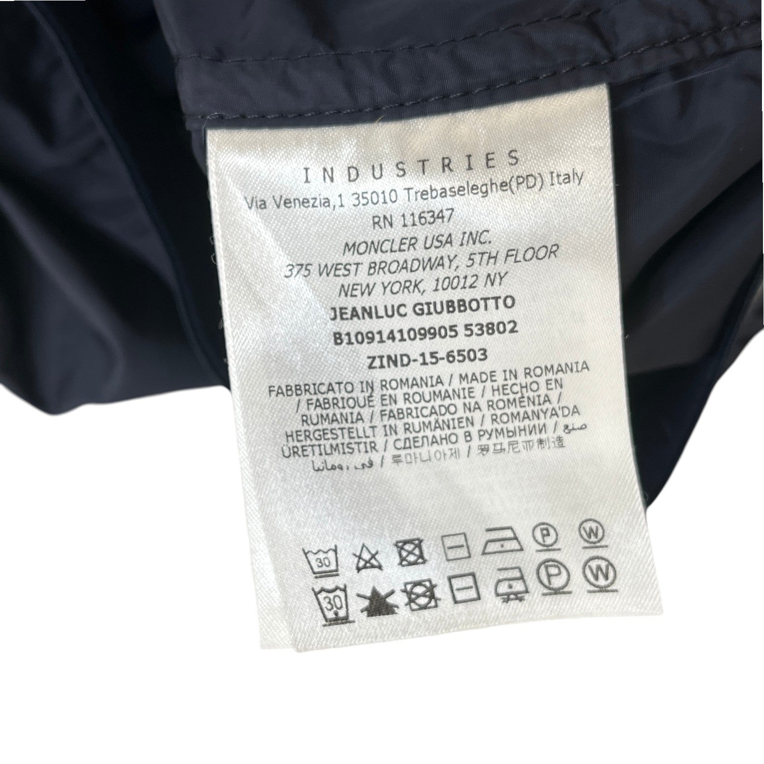 Men's Jeanluc Windbreaker Navy Size 3 / L