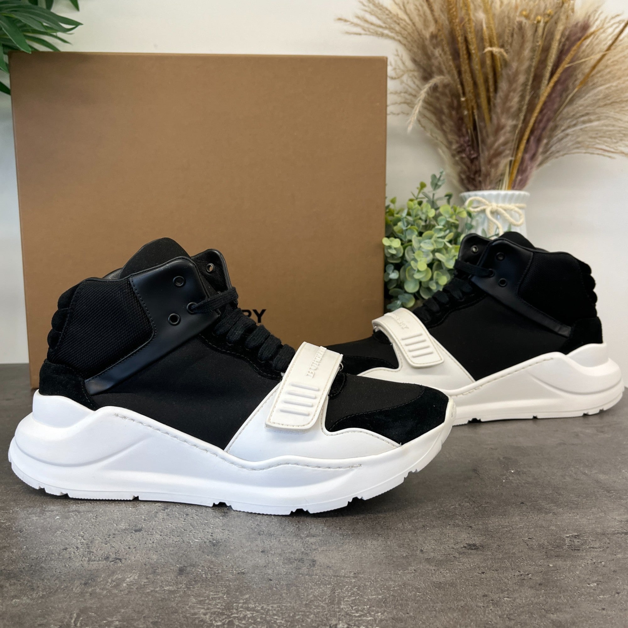 Men's Regis High Trainers Black Size EU 40 / UK 6