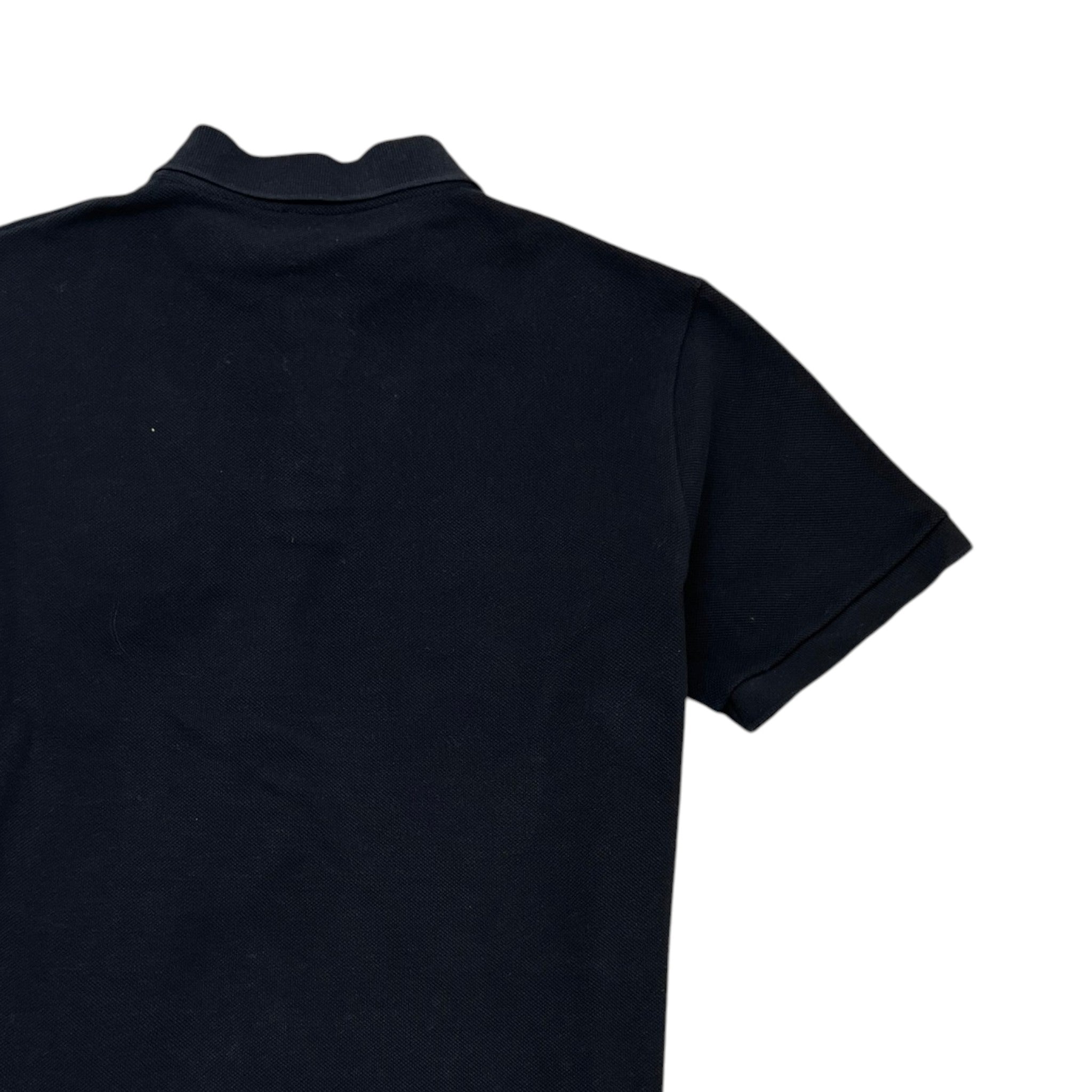 Men's X Shawn Stussy Embroidered Logo Polo Shirt Black Size S