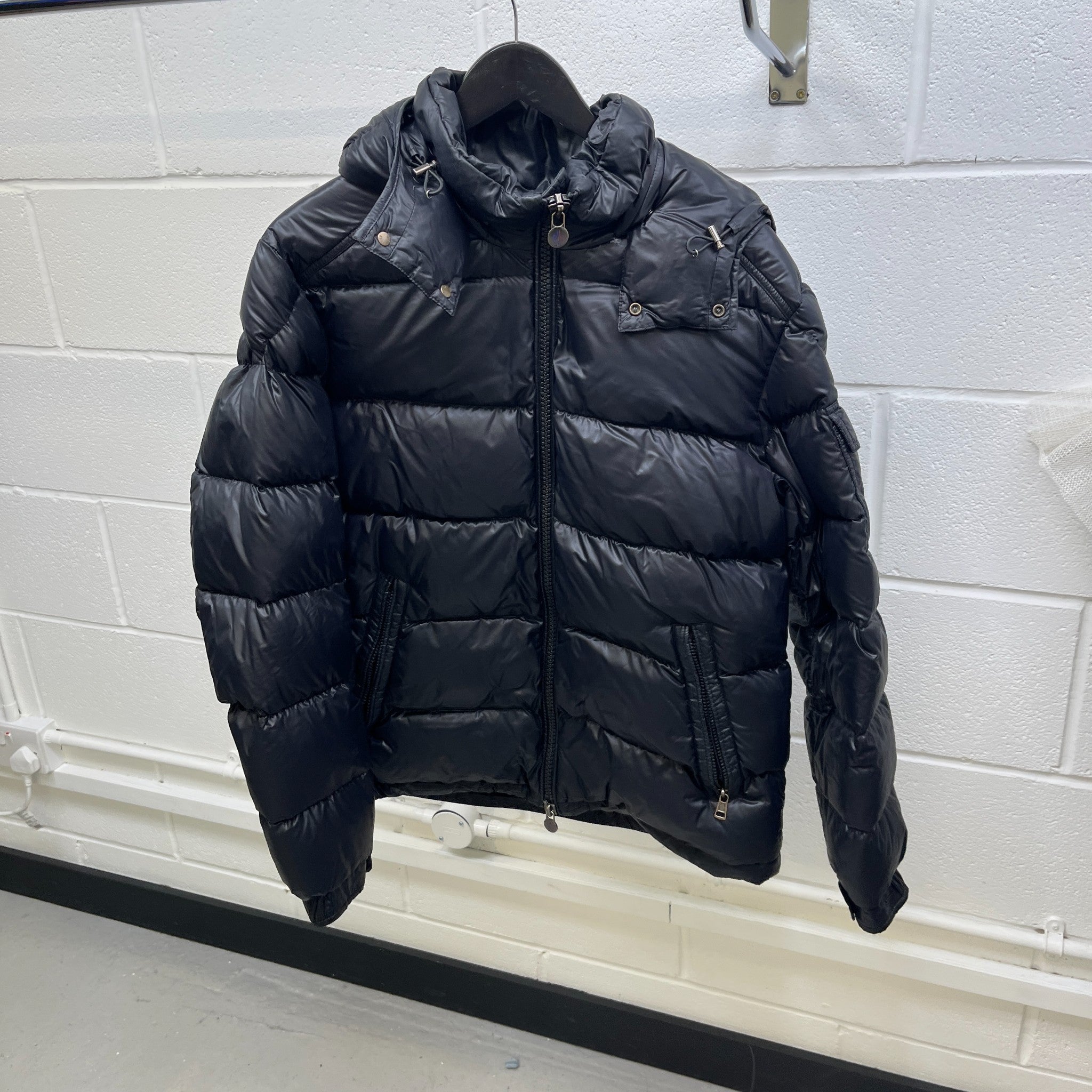 Men's Maya Hooded Jacket Black Size 4 / XL