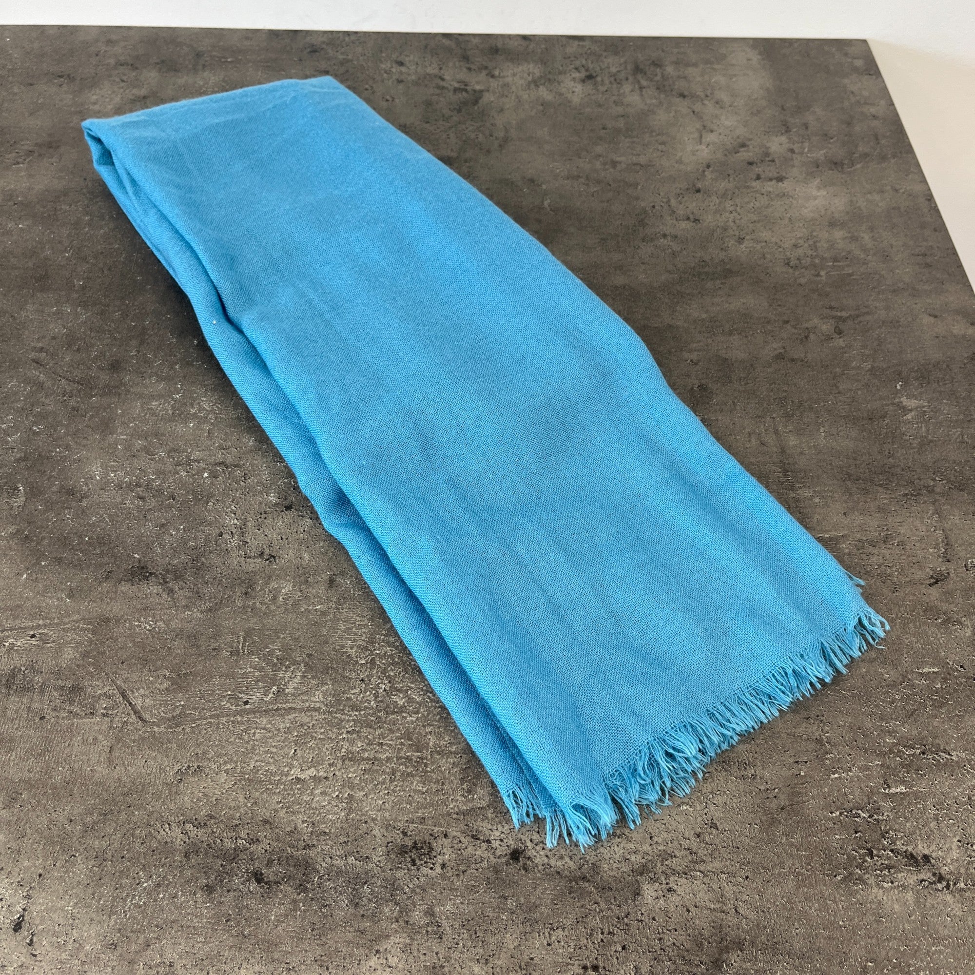 Women's Cashmere Fine Scarf Blue