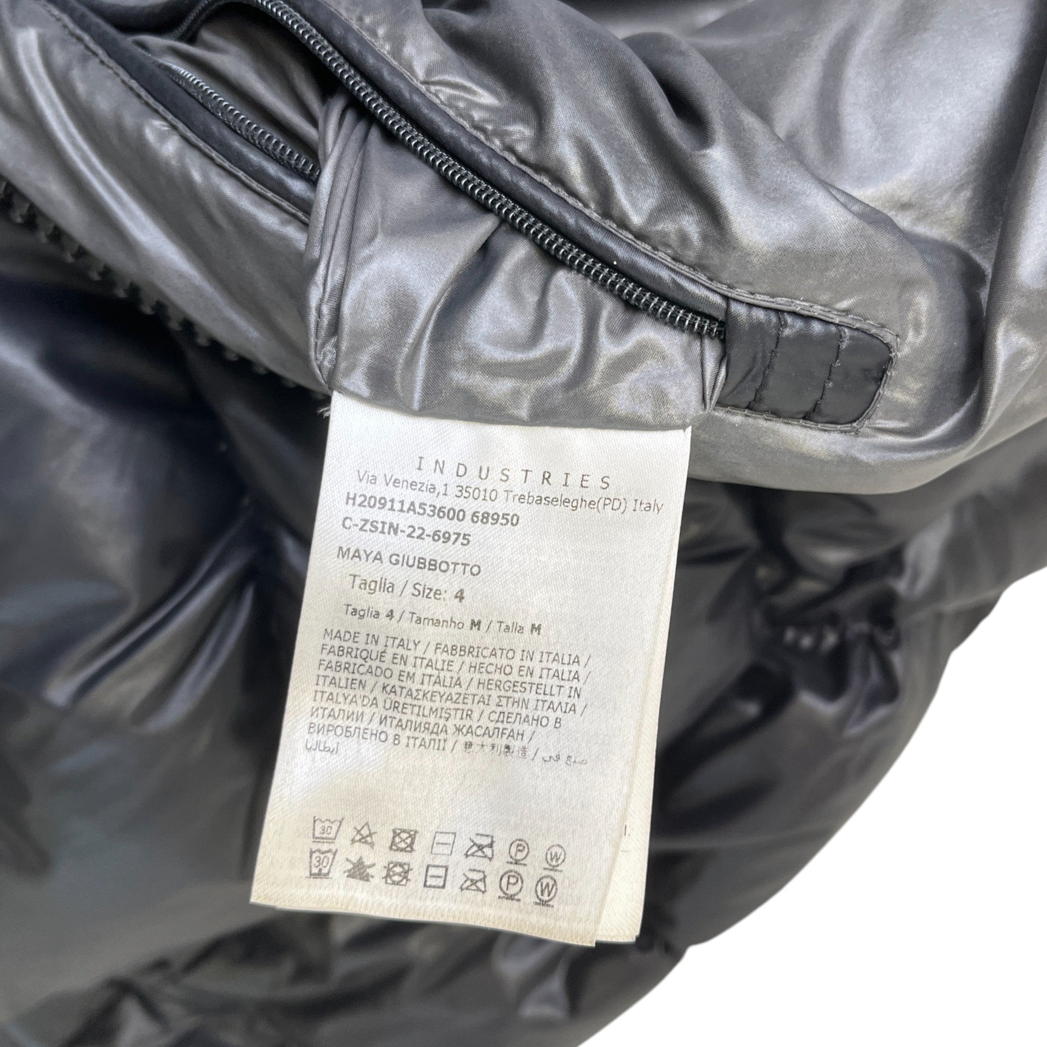 Men's Maya Hooded Jacket Black Size 4 / XL