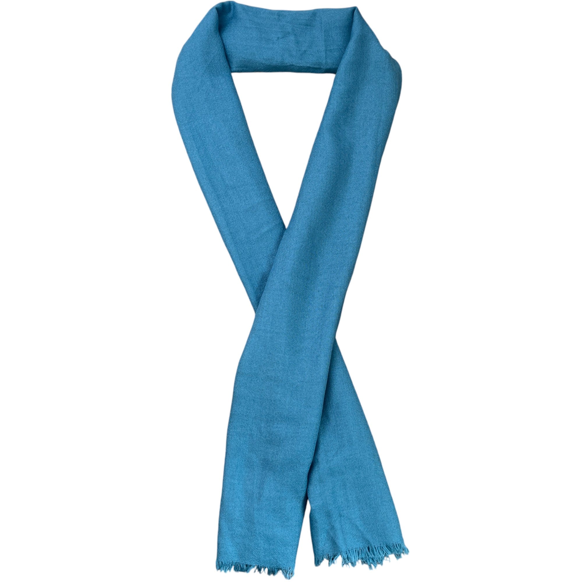 Women's Cashmere Fine Scarf Blue