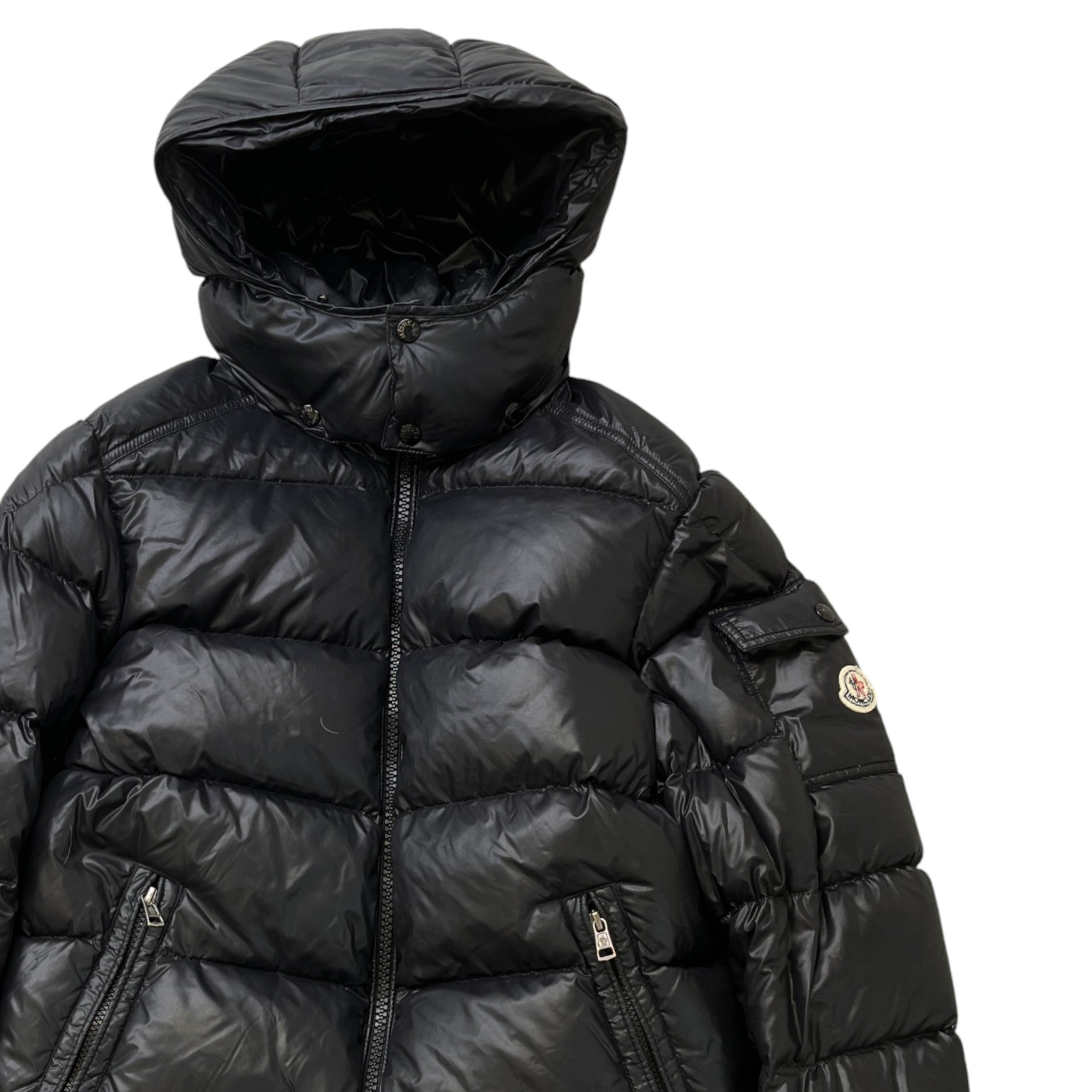 Men's Maya Hooded Jacket Black Size 4 / XL