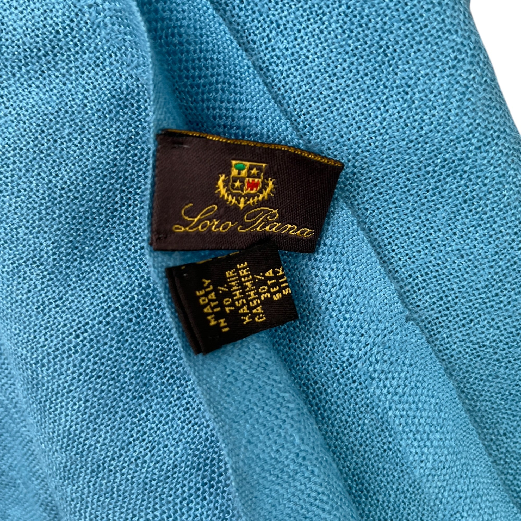 Women's Cashmere Fine Scarf Blue