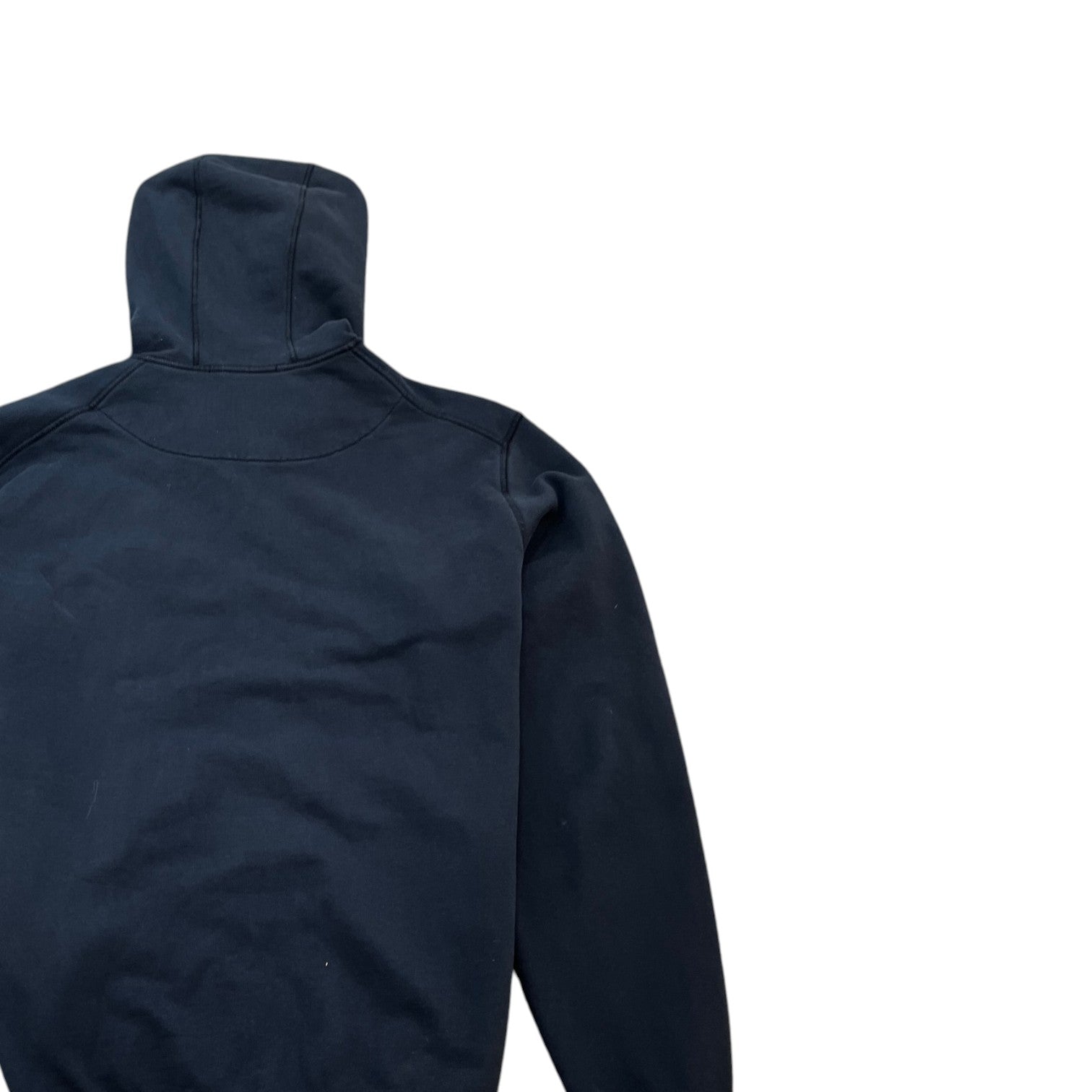 Men's Applique Logo Zip Hoodie Navy Size XL