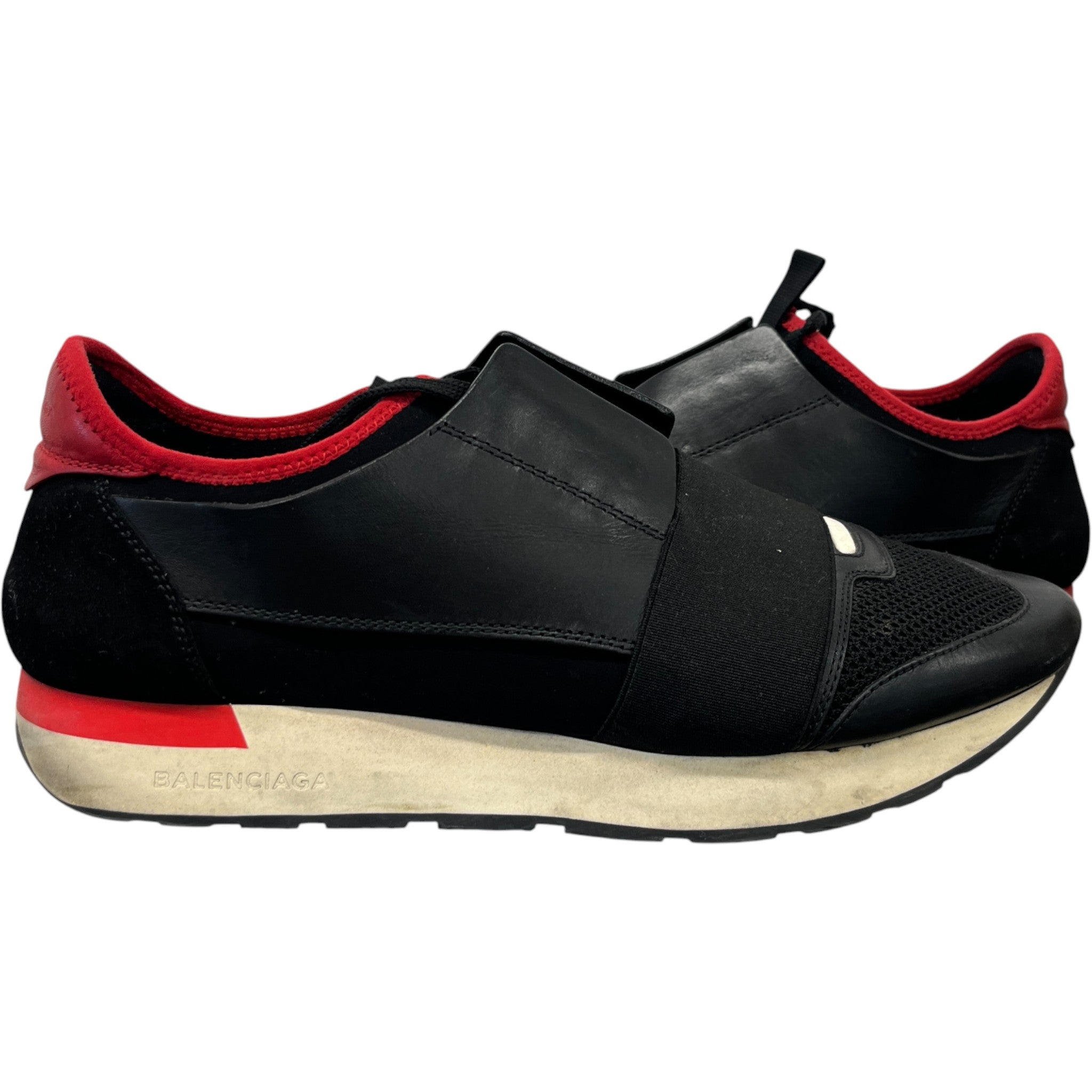 Men's Race Runner Low Trainers Black Size EU 41 / UK 7