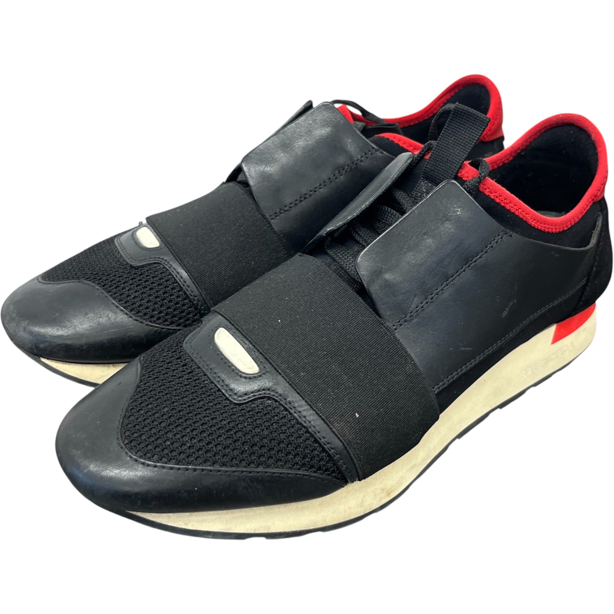 Men's Race Runner Low Trainers Black Size EU 41 / UK 7